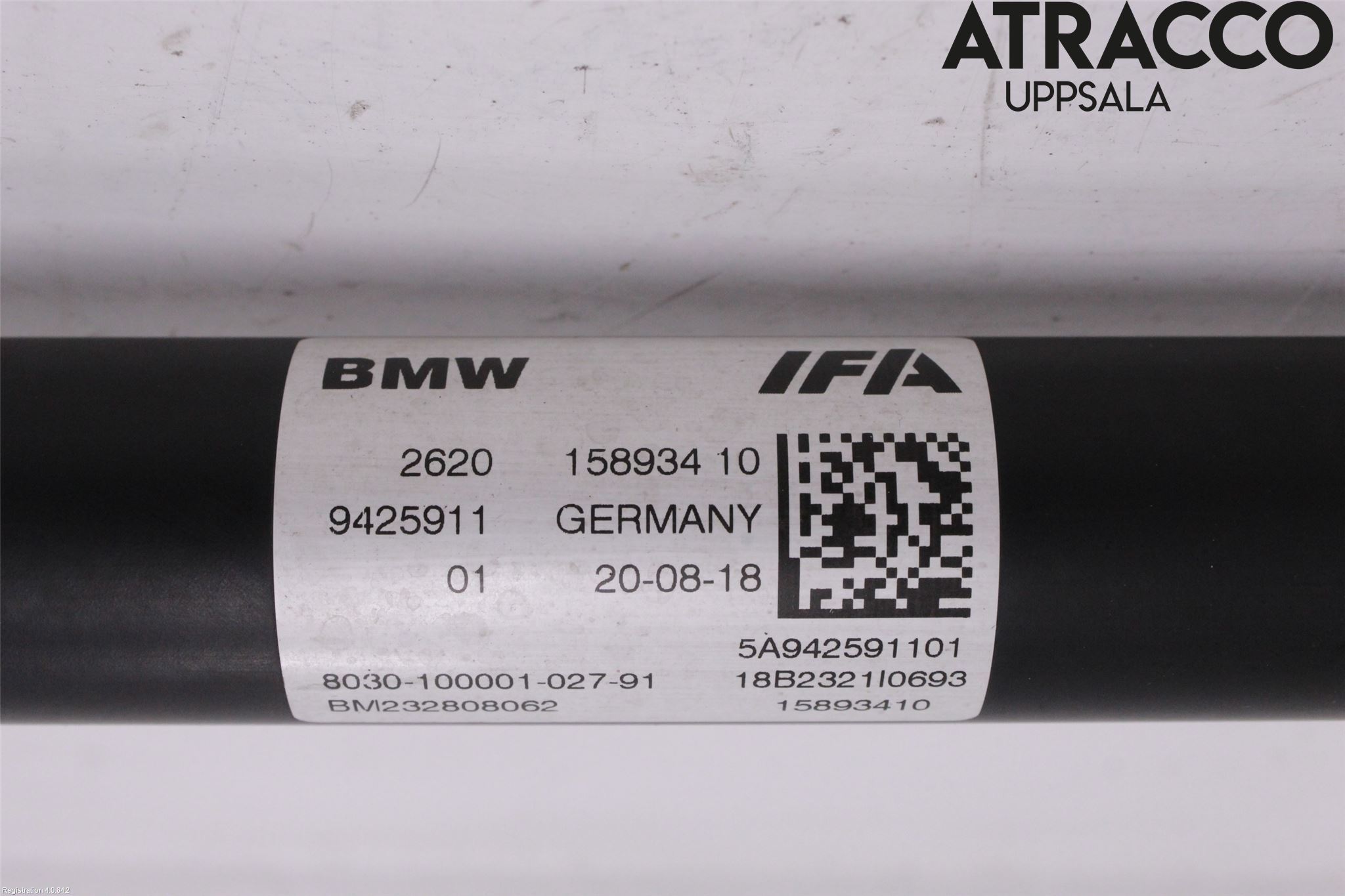 BMW 5 G30/G31/F90 17-23 Mellanaxel Främre 4Wd