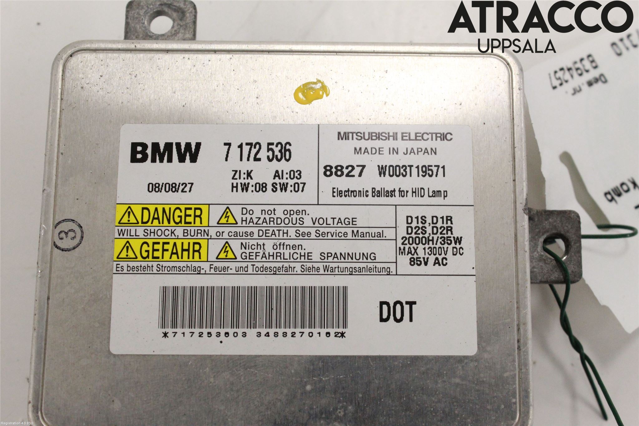 BMW 3 E90/91 SED/TOU 05-12 Styrenhet Strålkastare
