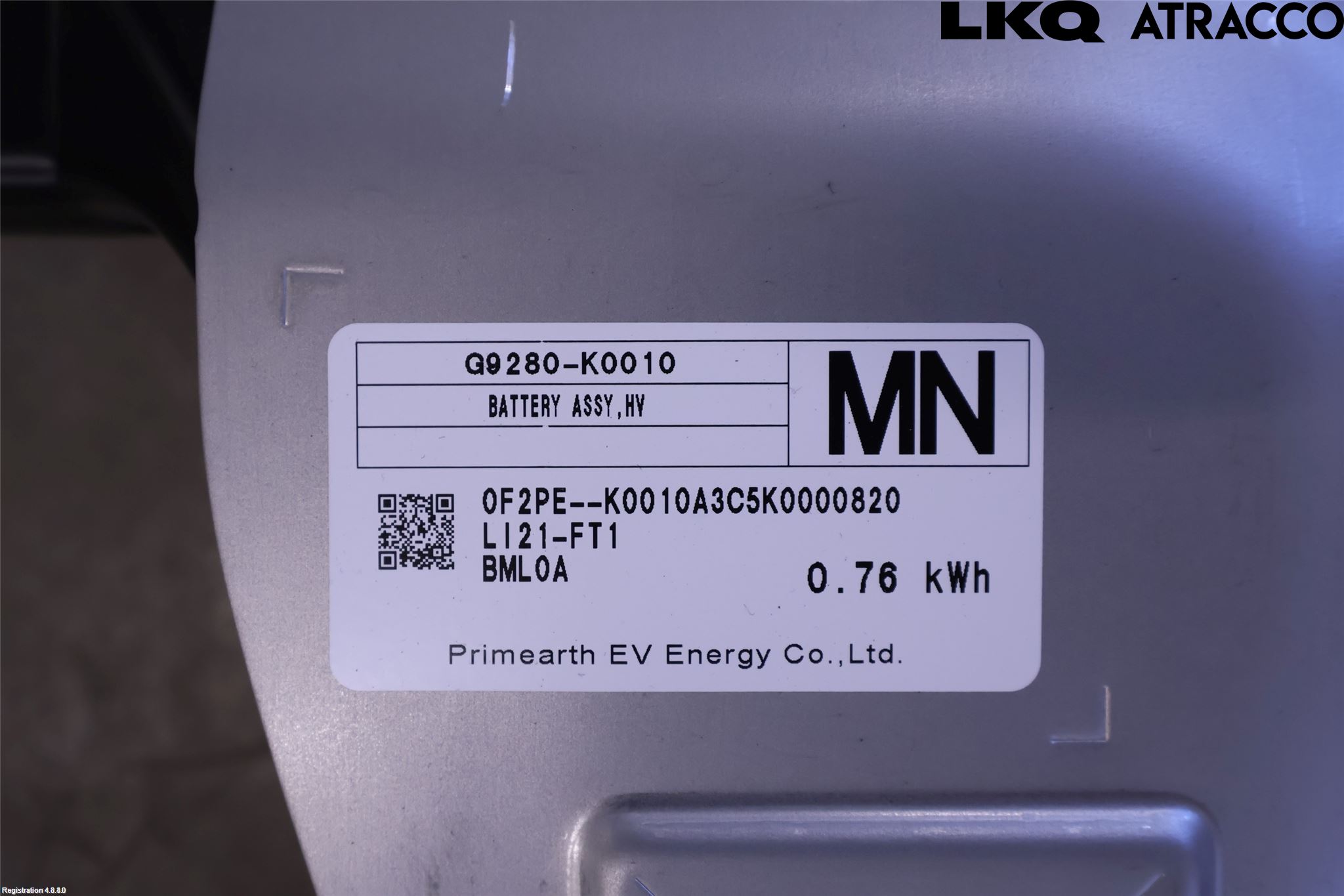 Toyota YARIS XP21 20- Batteri Högspänning