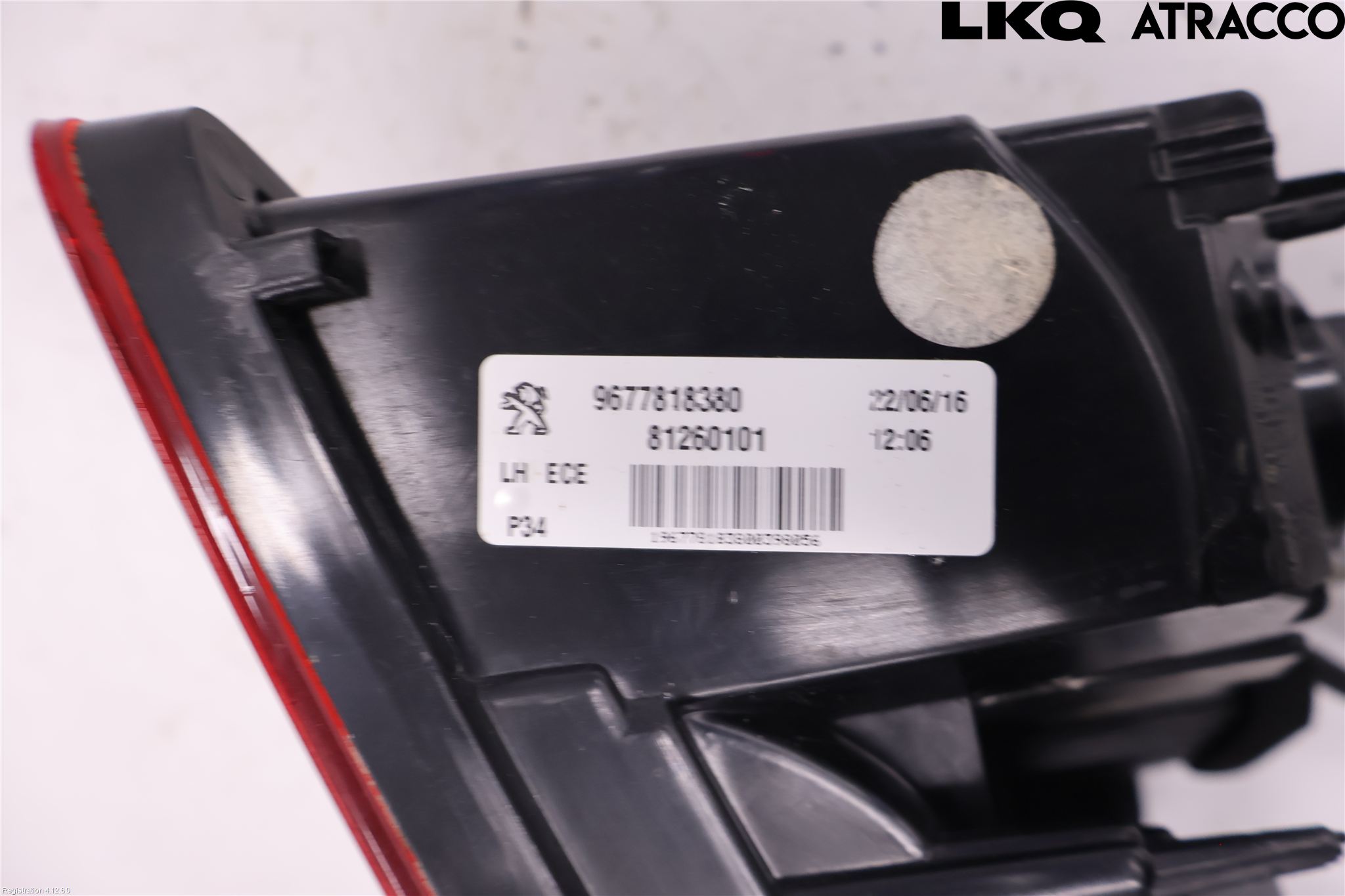 Peugeot 308 14-21 Bakljus Lucka Vä