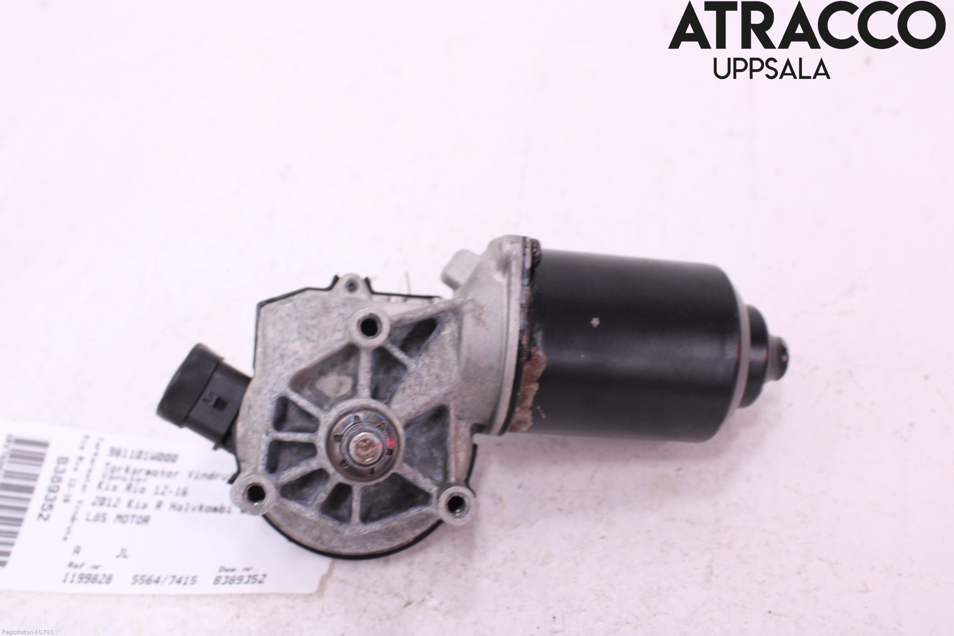 Kia RIO 12-16 Torkarmotor Vindruta