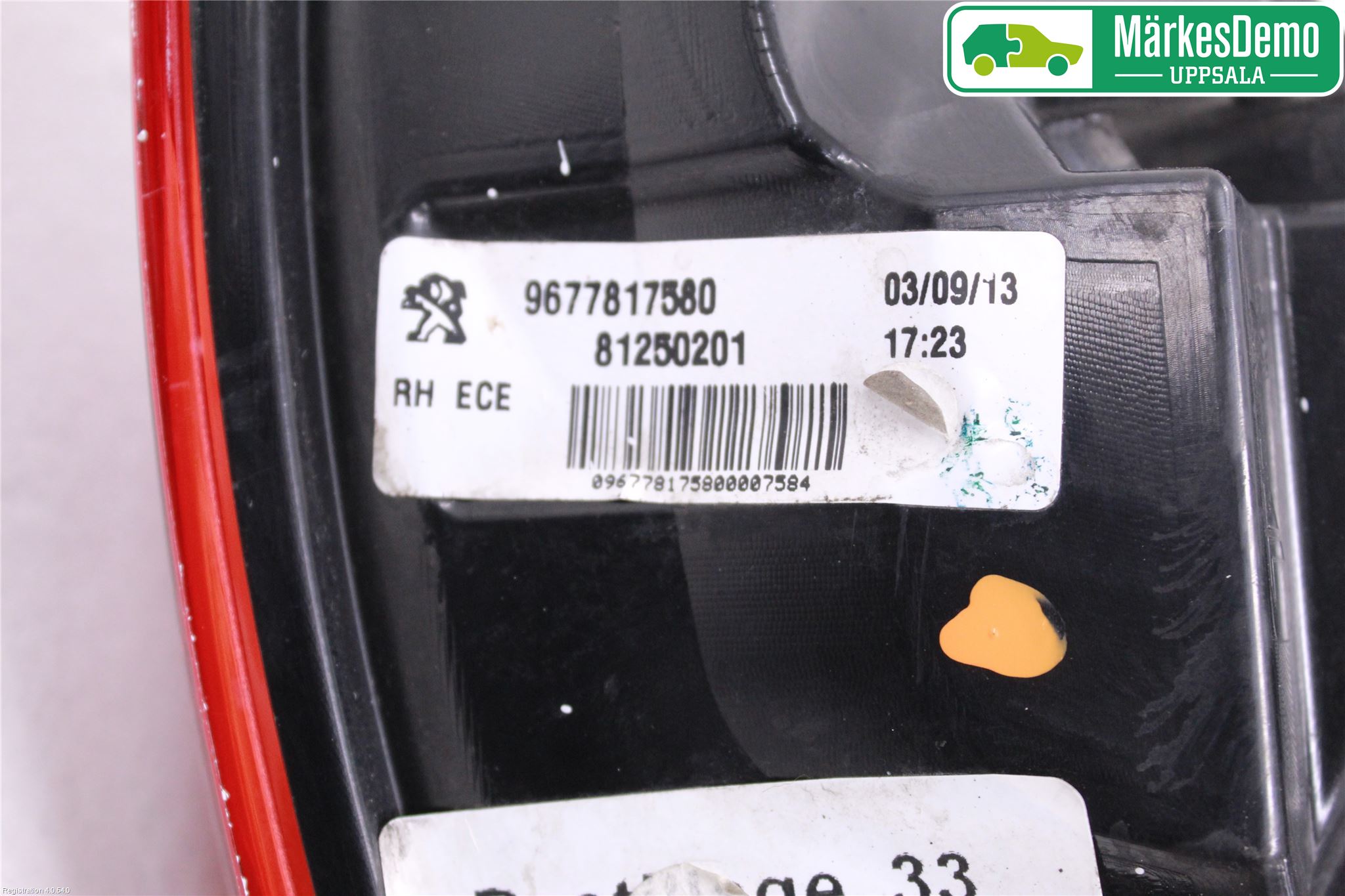 Peugeot 308 14-21 Bakljus Höger