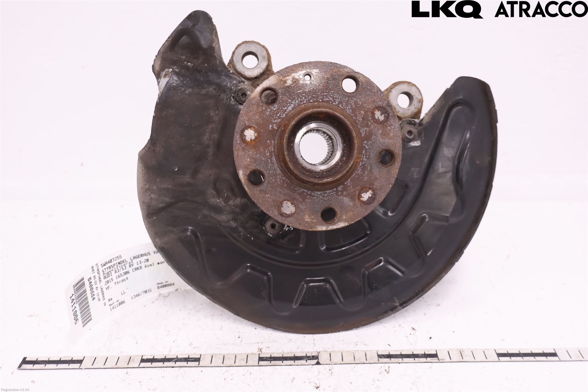 Audi A3/S3 8V 13-20 Styrspindel Lagerhus Vä