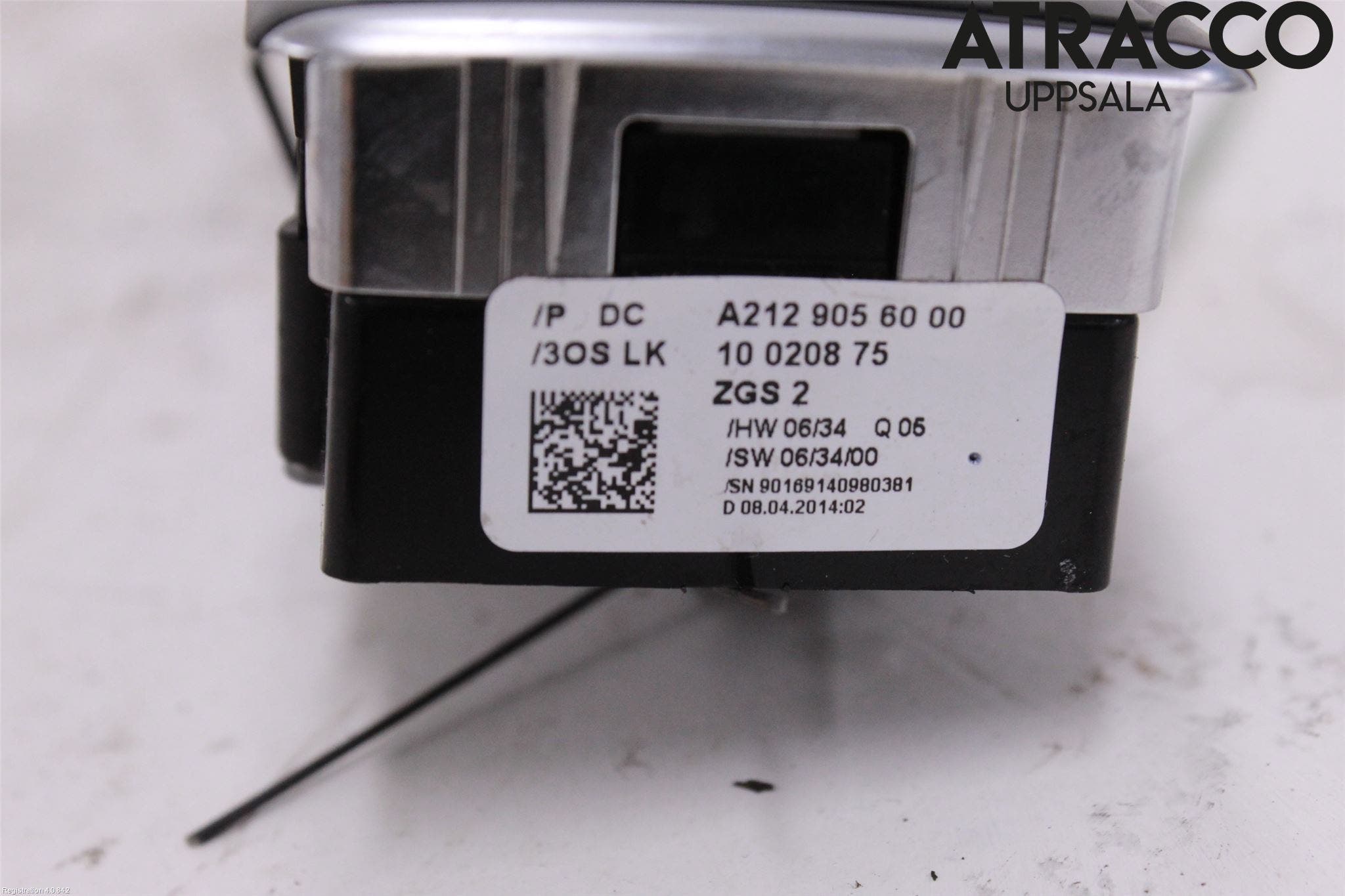 Mercedes-Benz MB E-KLASS (W212) 09-16 Strömställare Elhiss