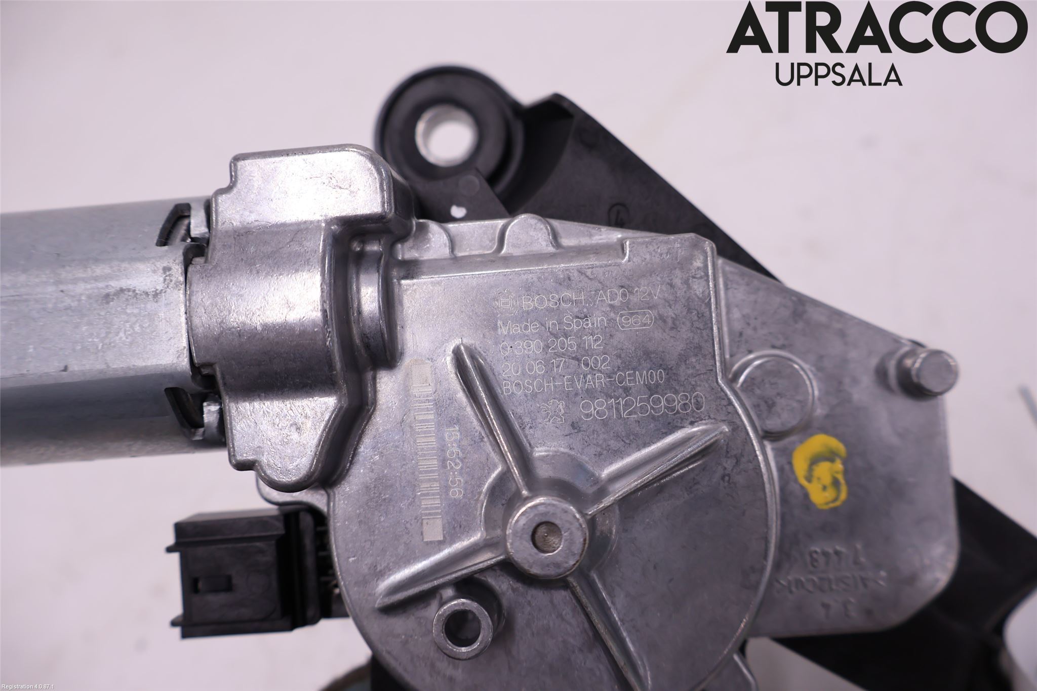 Citroen COTROEN C3 17-24 Torkarmotor Baklucka