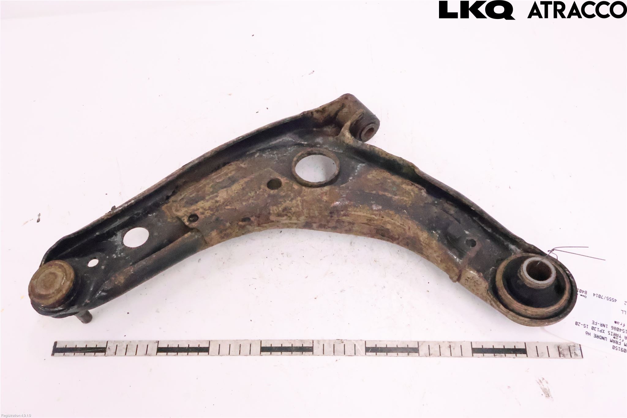 Toyota YARIS XP130 15-20 Bärarm Fram Undre Hö