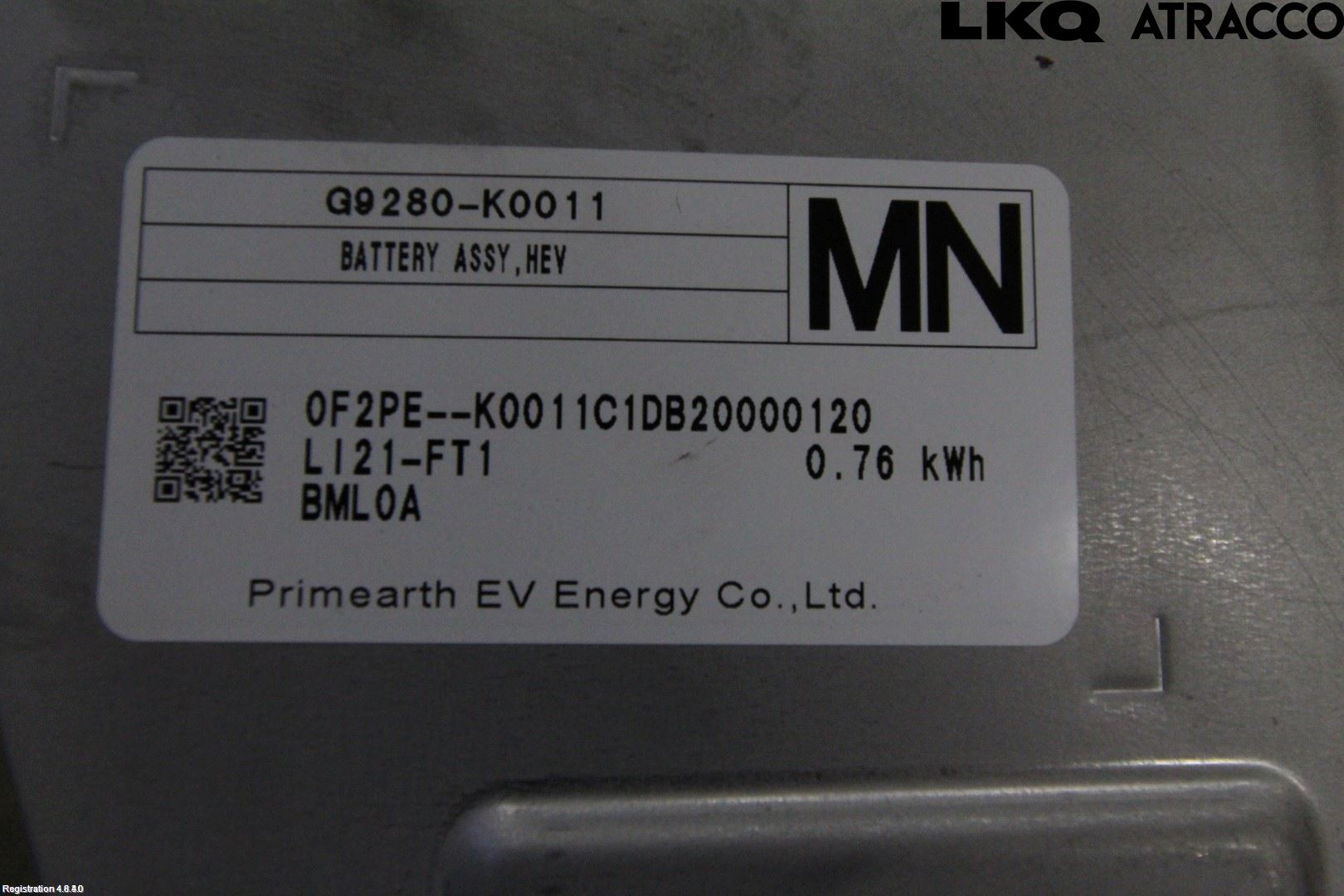 Toyota YARIS XP21 20- Batteri Högspänning