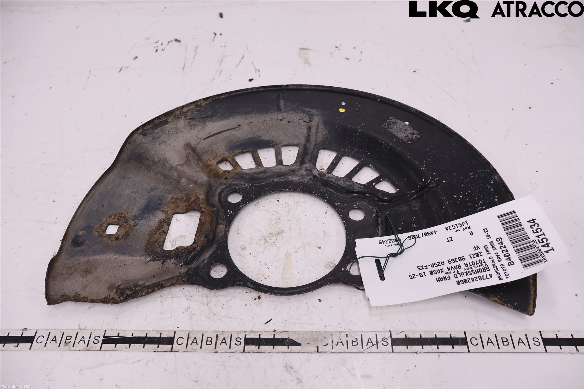 Toyota RAV4 19- Bromssköld Fram