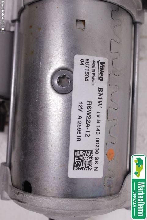 BMW 3 G20/G21/G80/G81 19- Startmotor Diesel