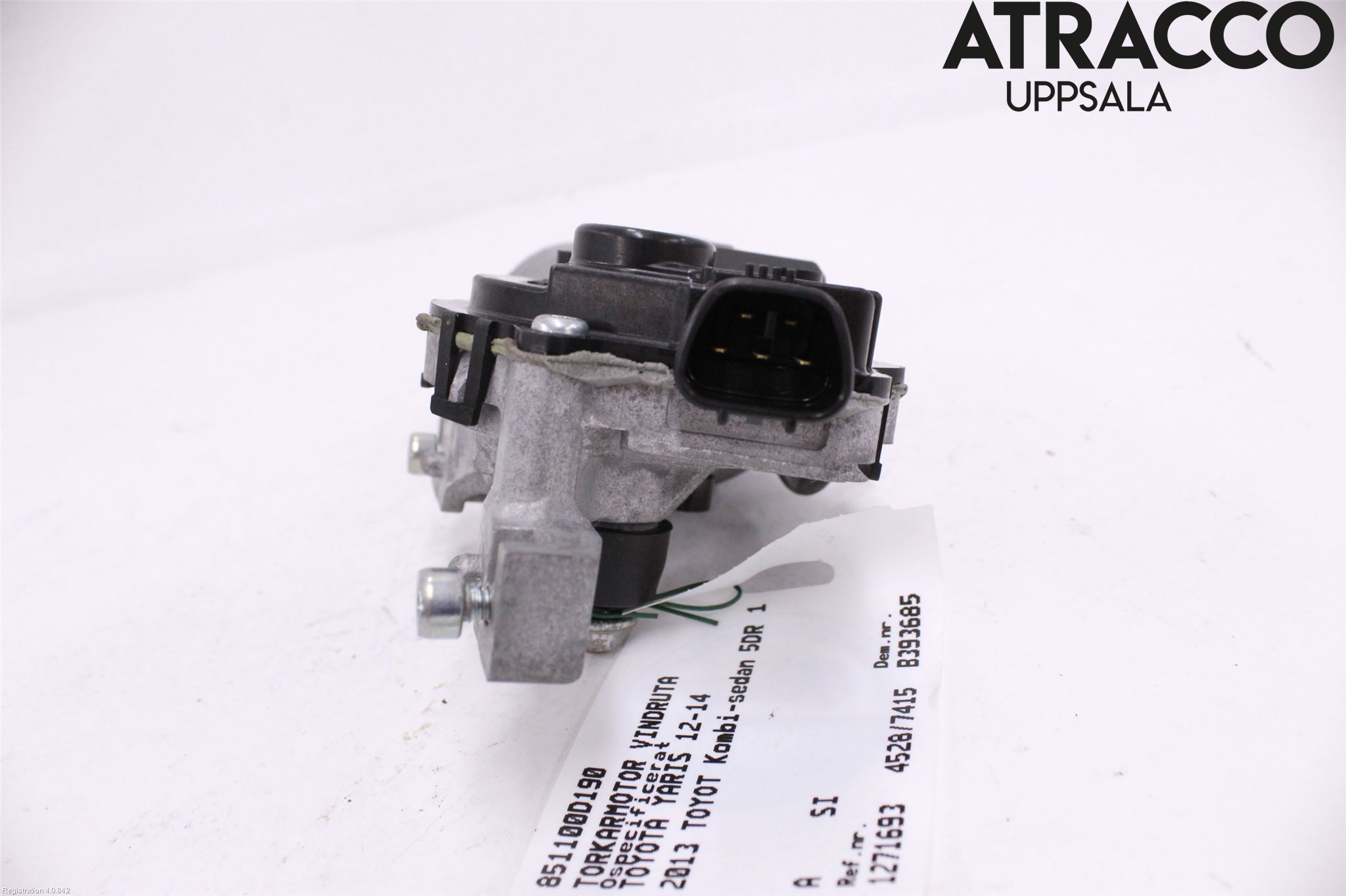 Toyota YARIS XP130 12-14 Torkarmotor Vindruta