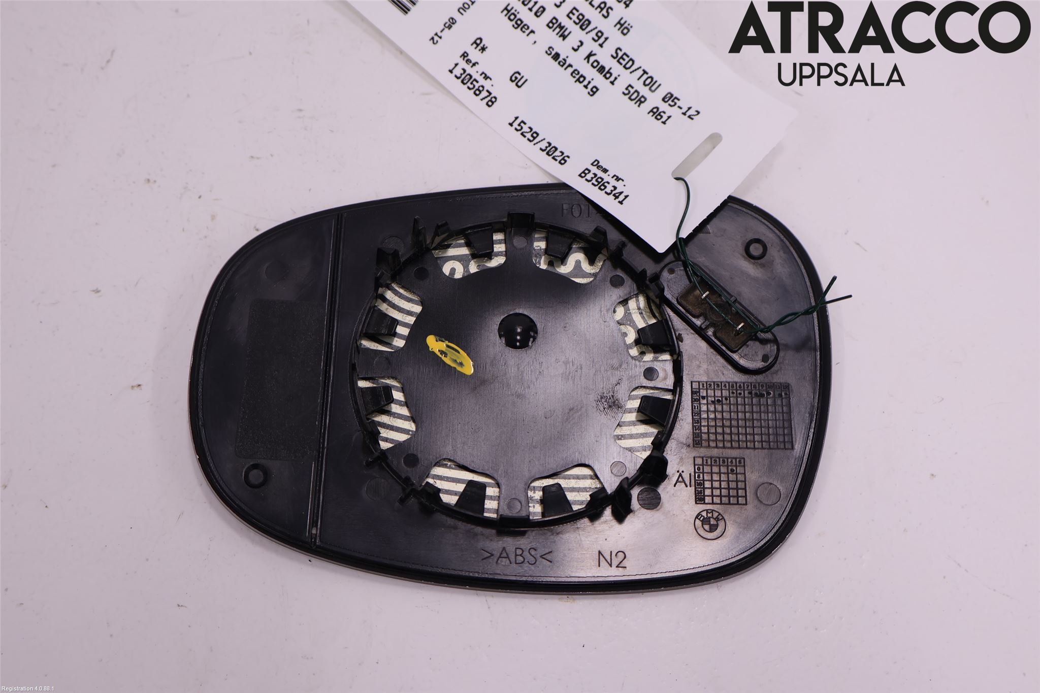 BMW 3 E90/91 SED/TOU 05-12 Spegelglas Hö