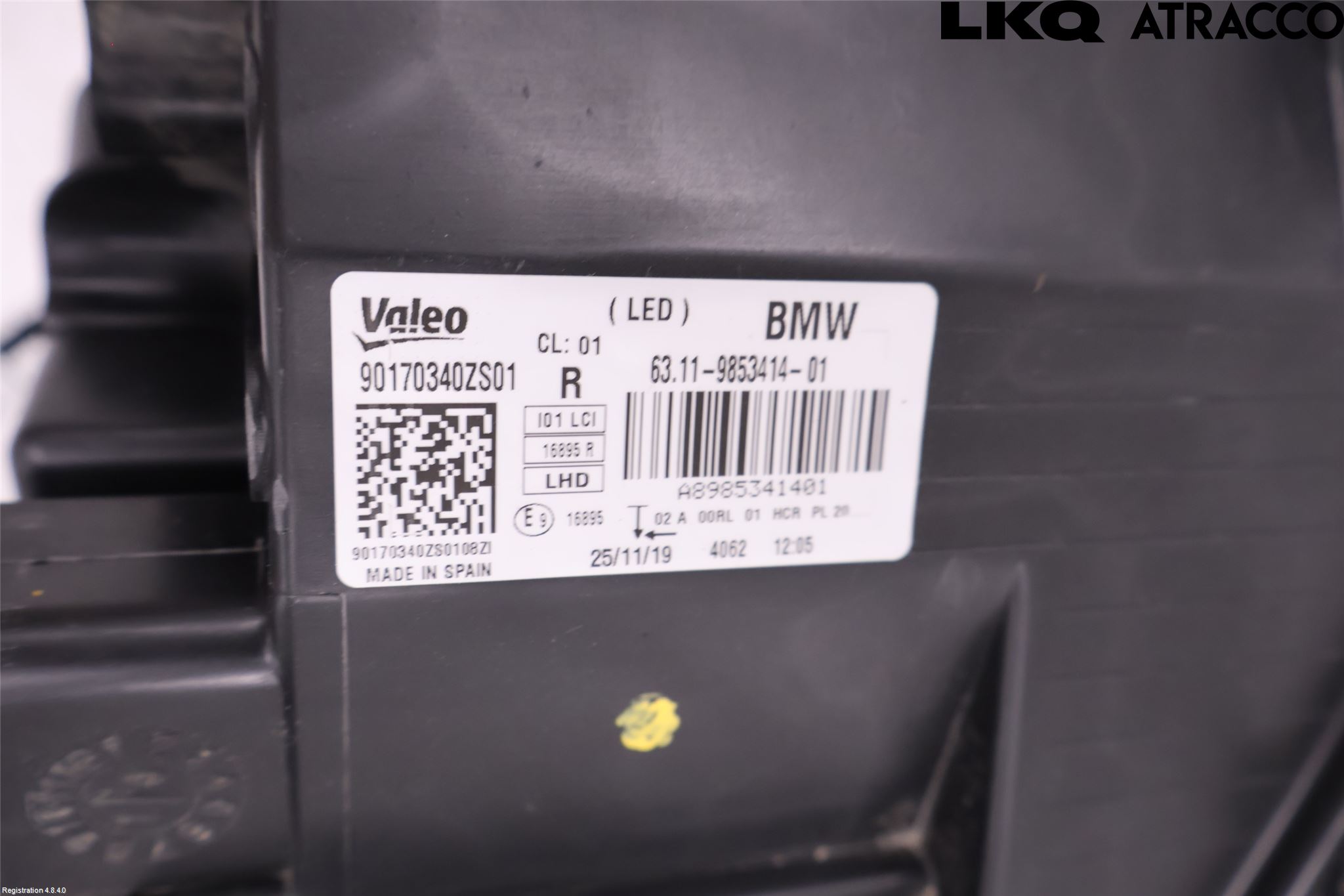 BMW i3 I01 13-22 Strålkastare Höger