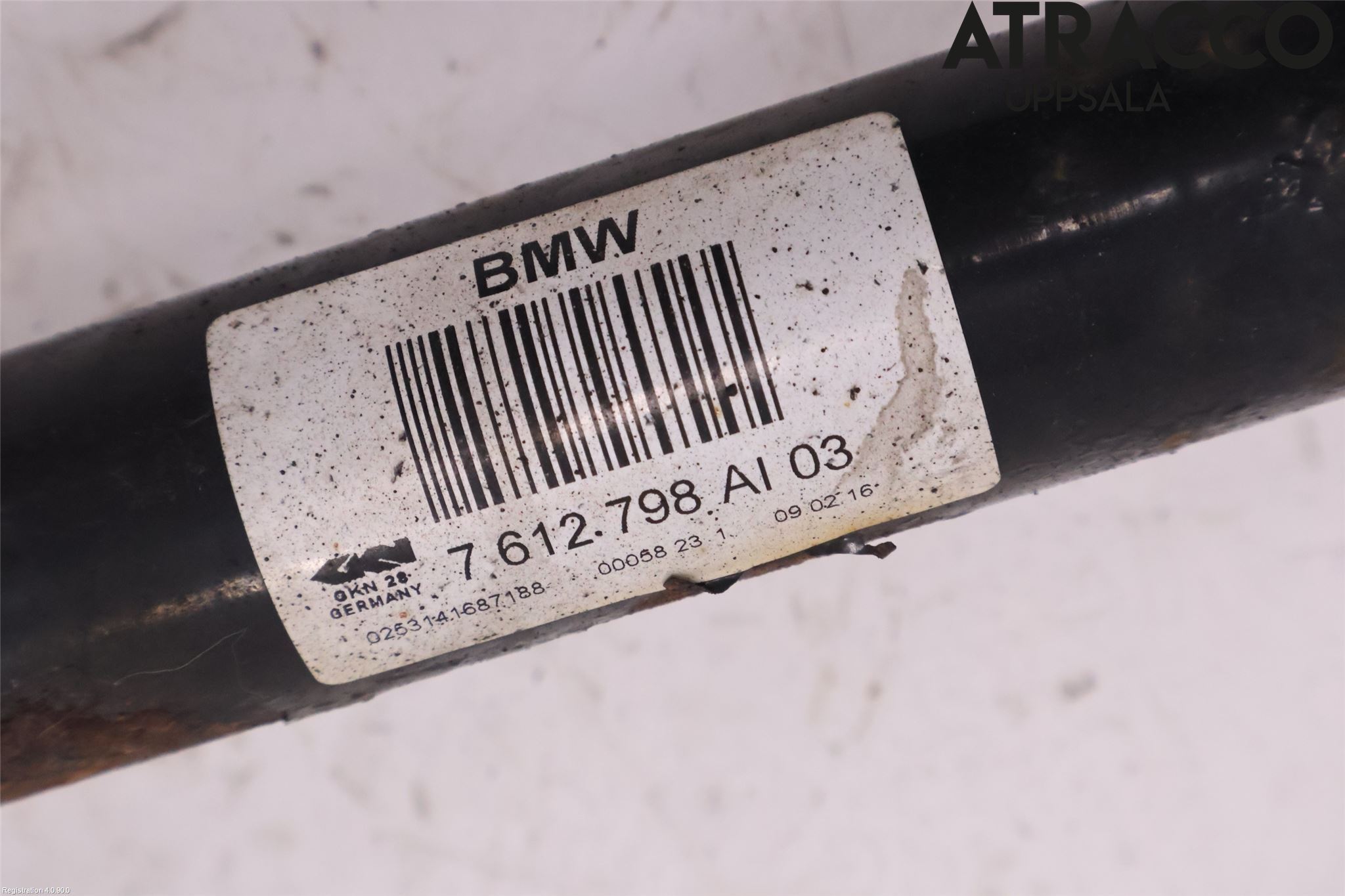 BMW X3 F25 10-17 Drivaxel Bak Höger
