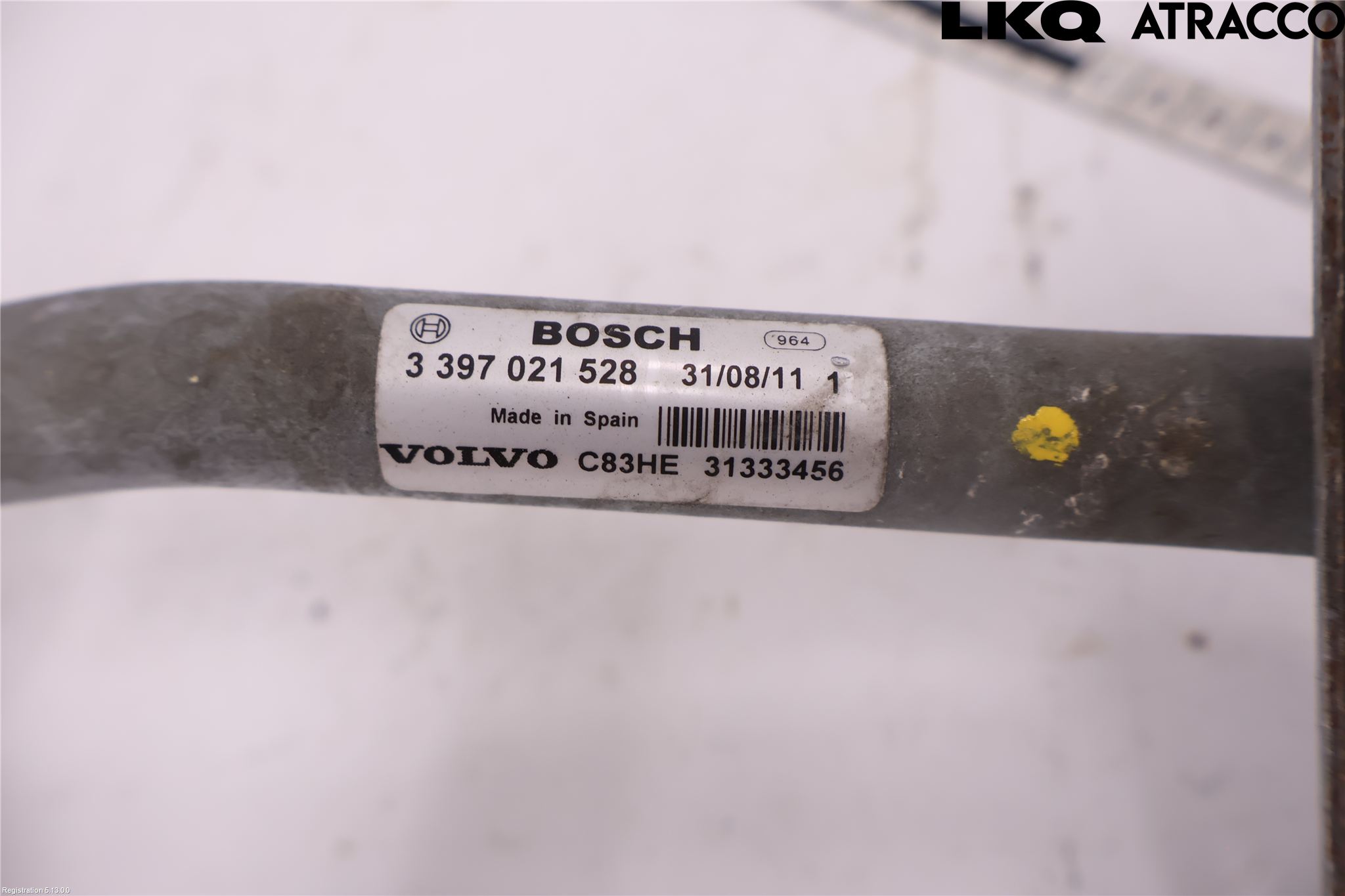 Volvo V70 08-13 Torkarmekanism Vindruta