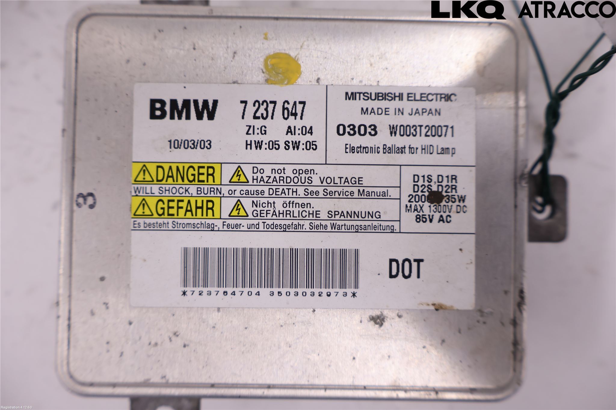 BMW 3 E90/91 SED/TOU 05-12 Styrenhet Strålkastare