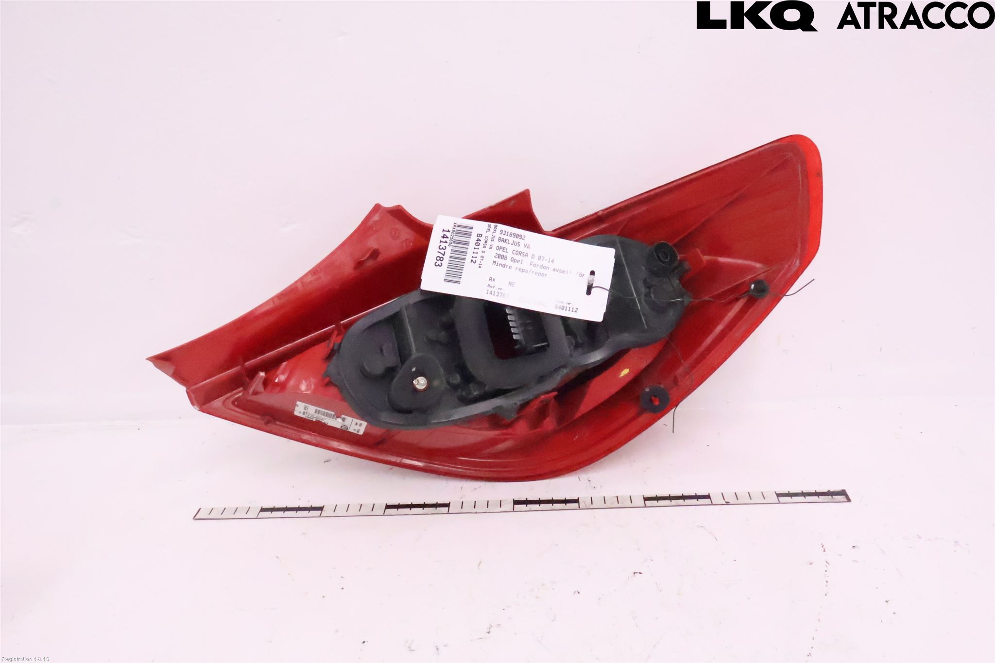 Opel CORSA D 07-14 Bakljus Vänster