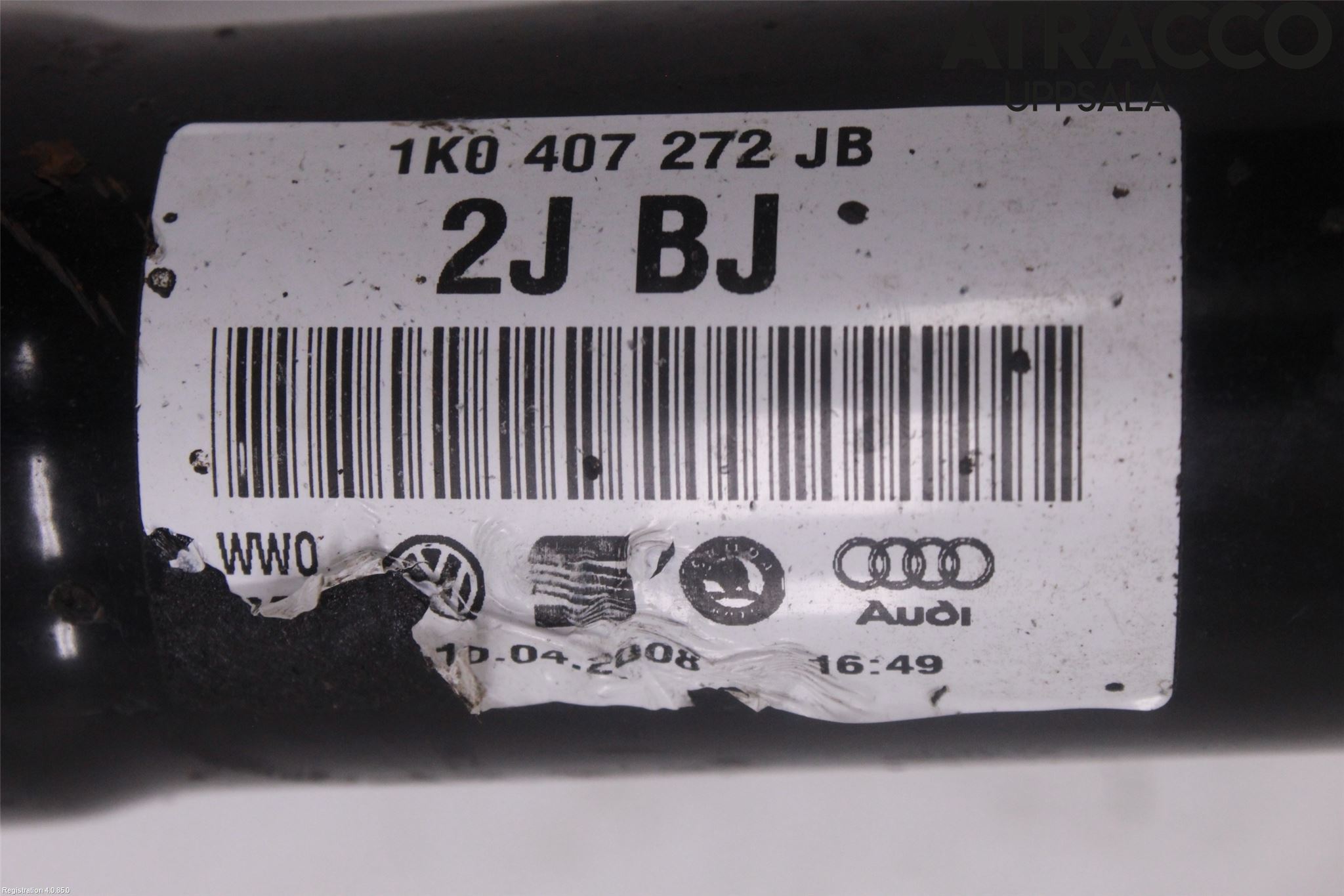 Audi A3/S3 05-13 Drivaxel Fram Höger