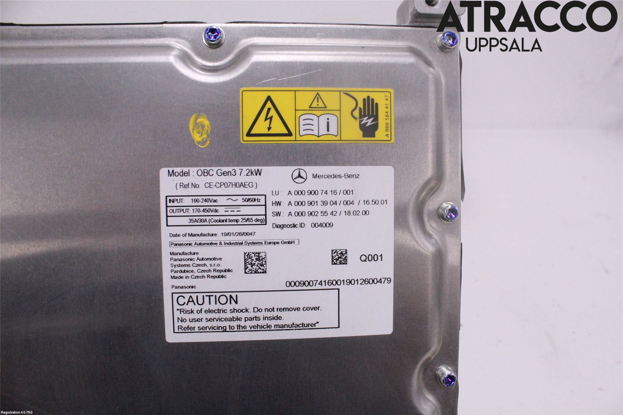 Mercedes-Benz MB E-KLASS (W213) 16-23 Batteriladdare Högspänning