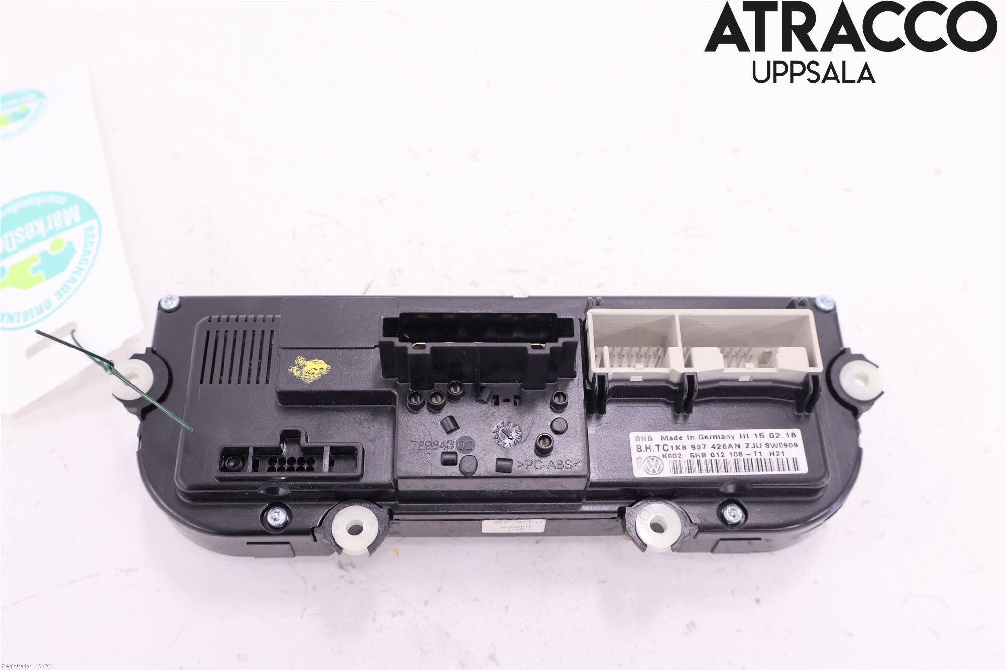 Volkswagen VW CADDY 16-20 Ac Styrenhet Ac Manöveren