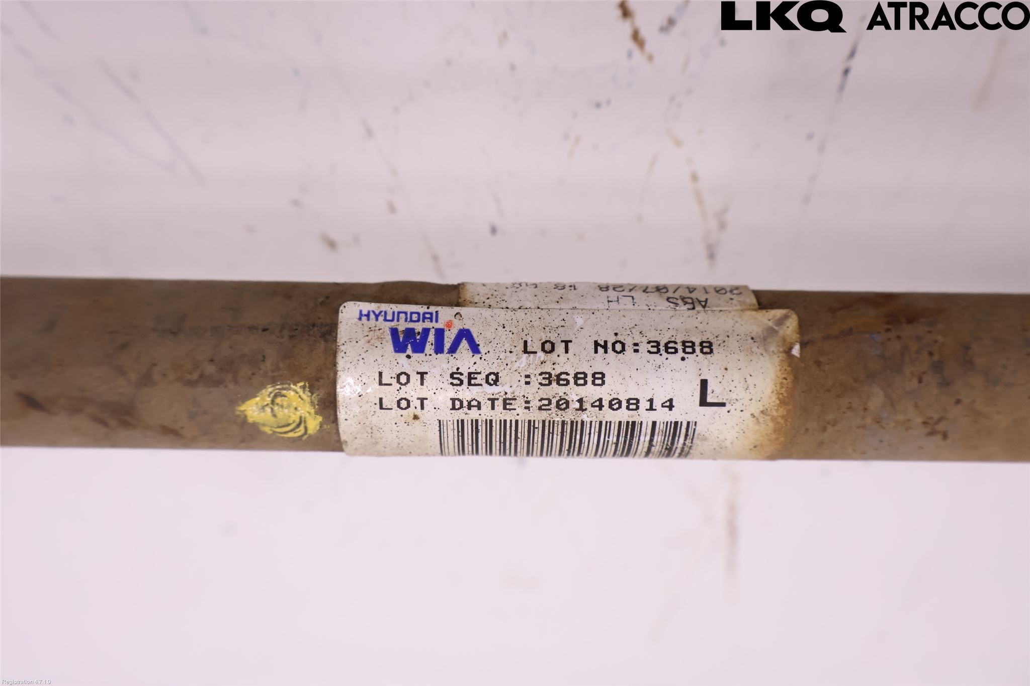 Kia SOUL 09- Drivaxel Fram Vänster