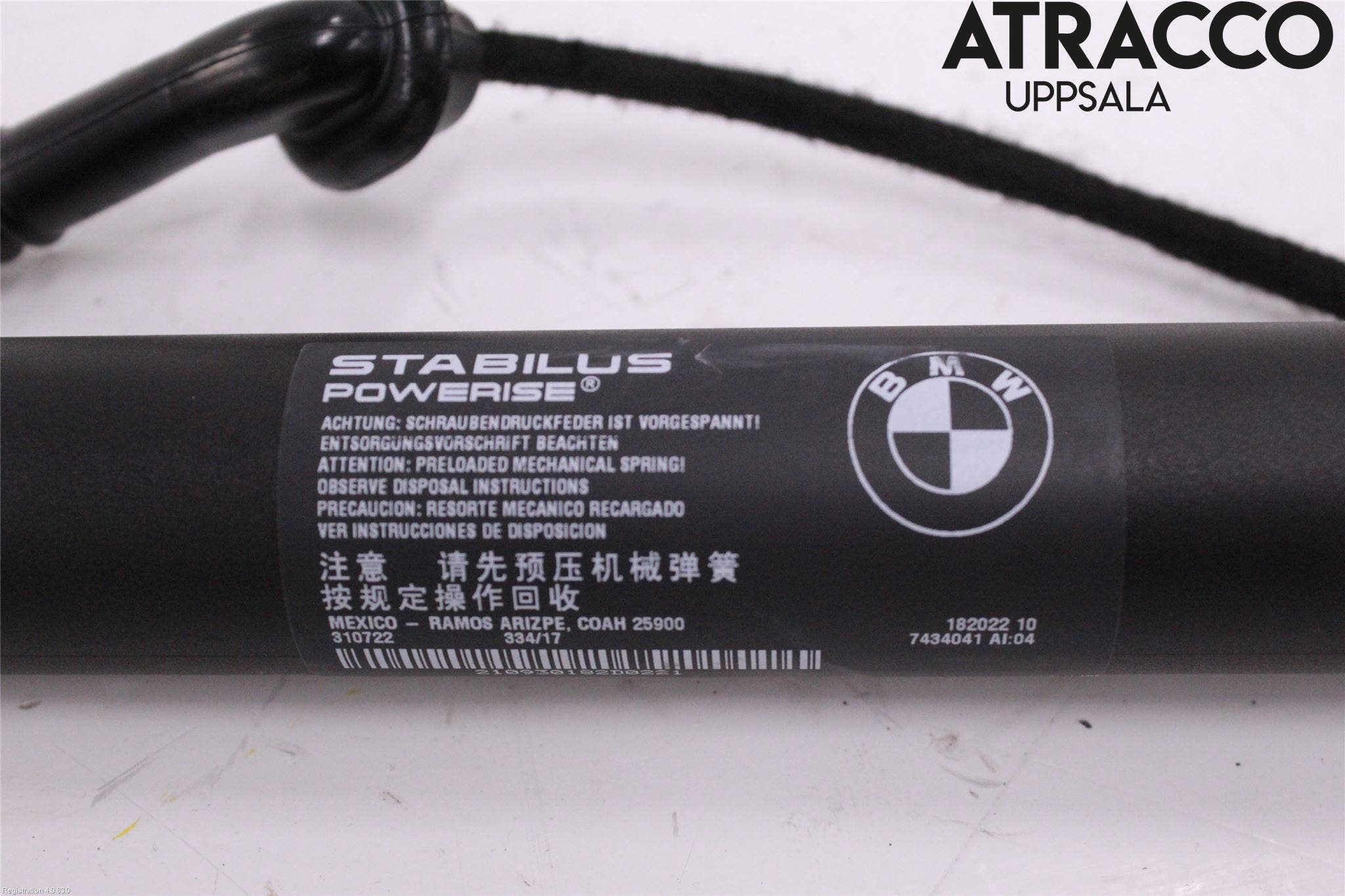 BMW X5 F15 13-18 Gasfjäder Baklucka