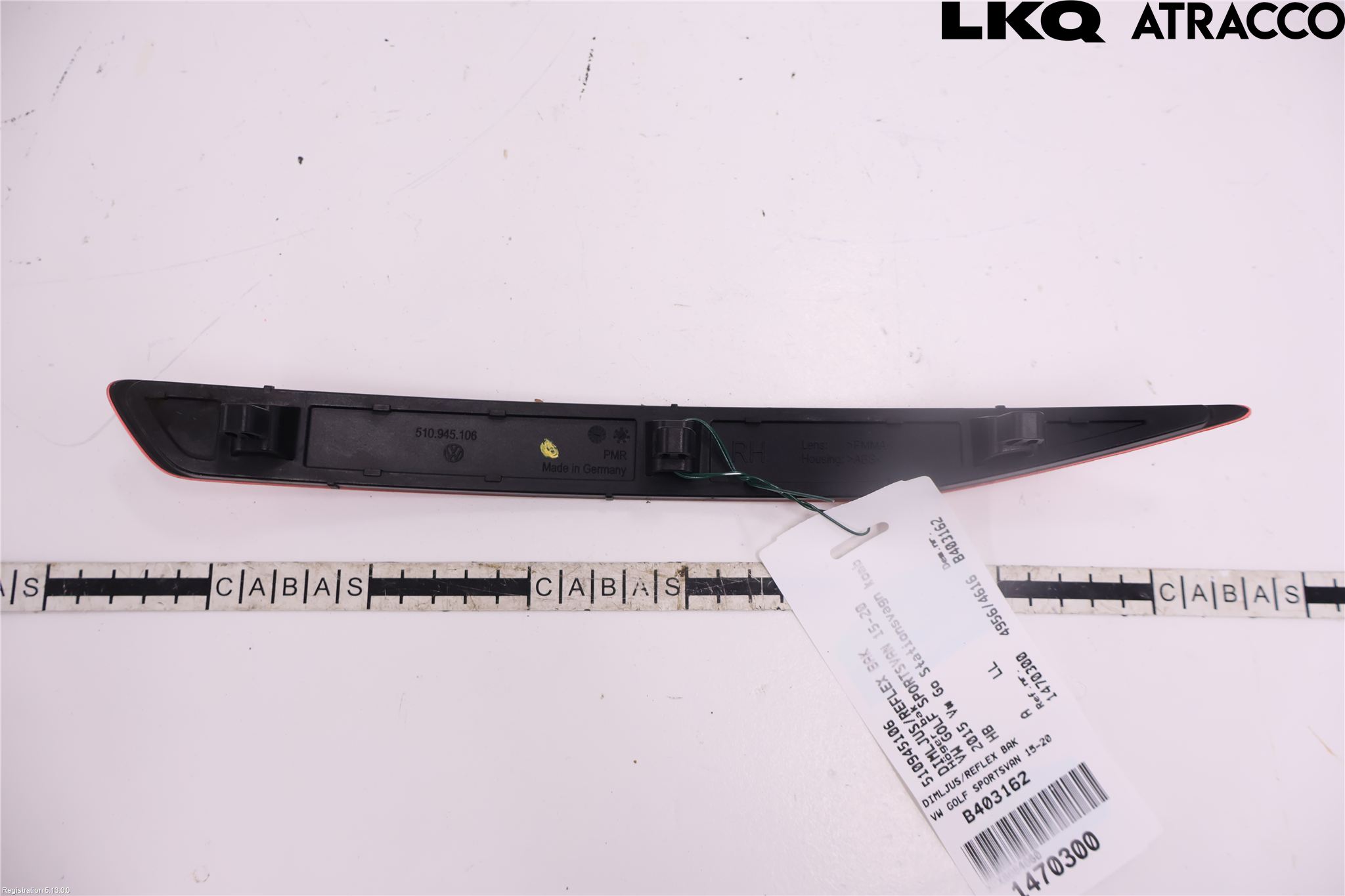 Volkswagen VW GOLF SPORTSVAN 15-20 Dimljus/Reflex Bak