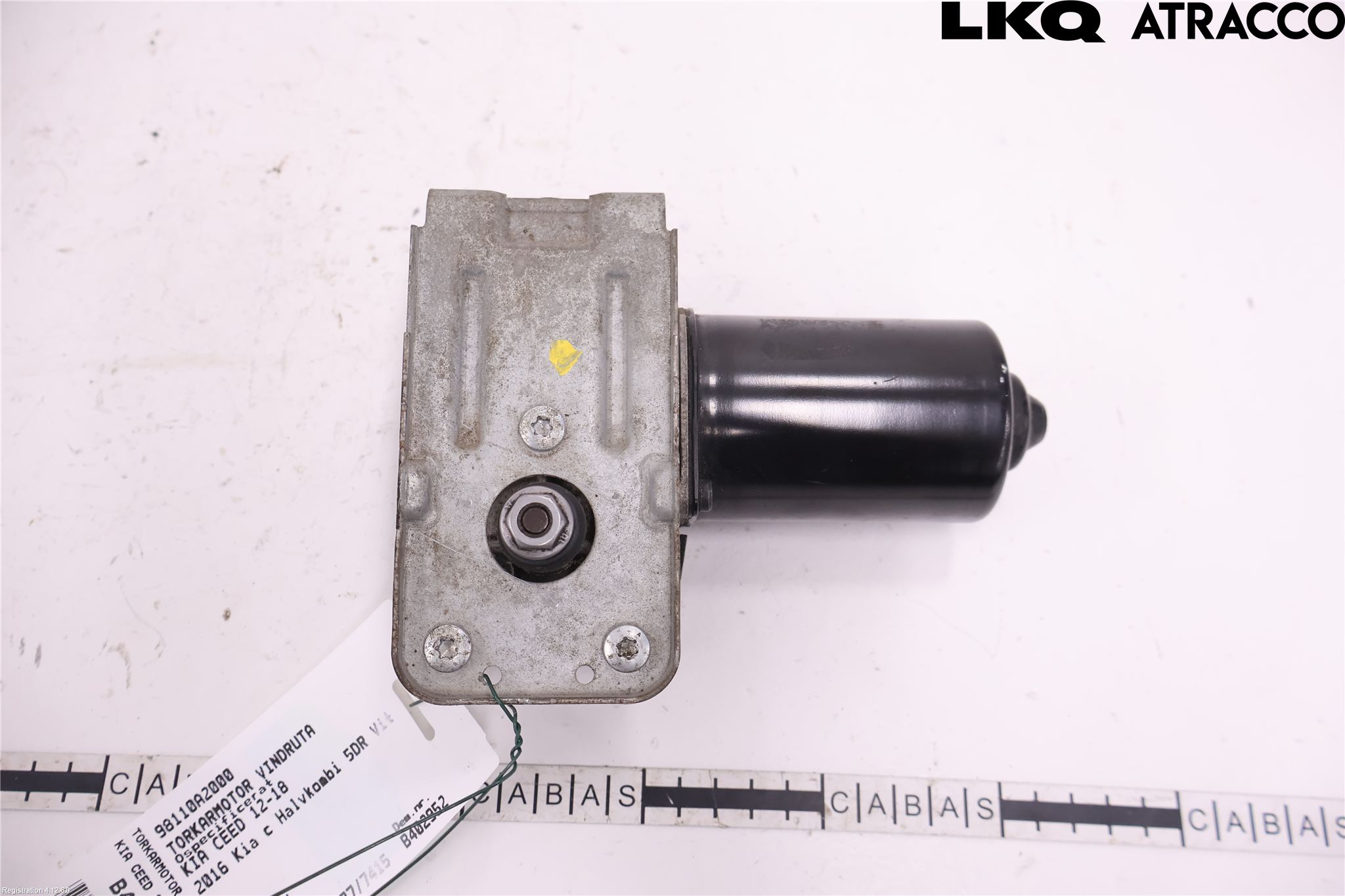 Kia CEED 12-18 Torkarmotor Vindruta