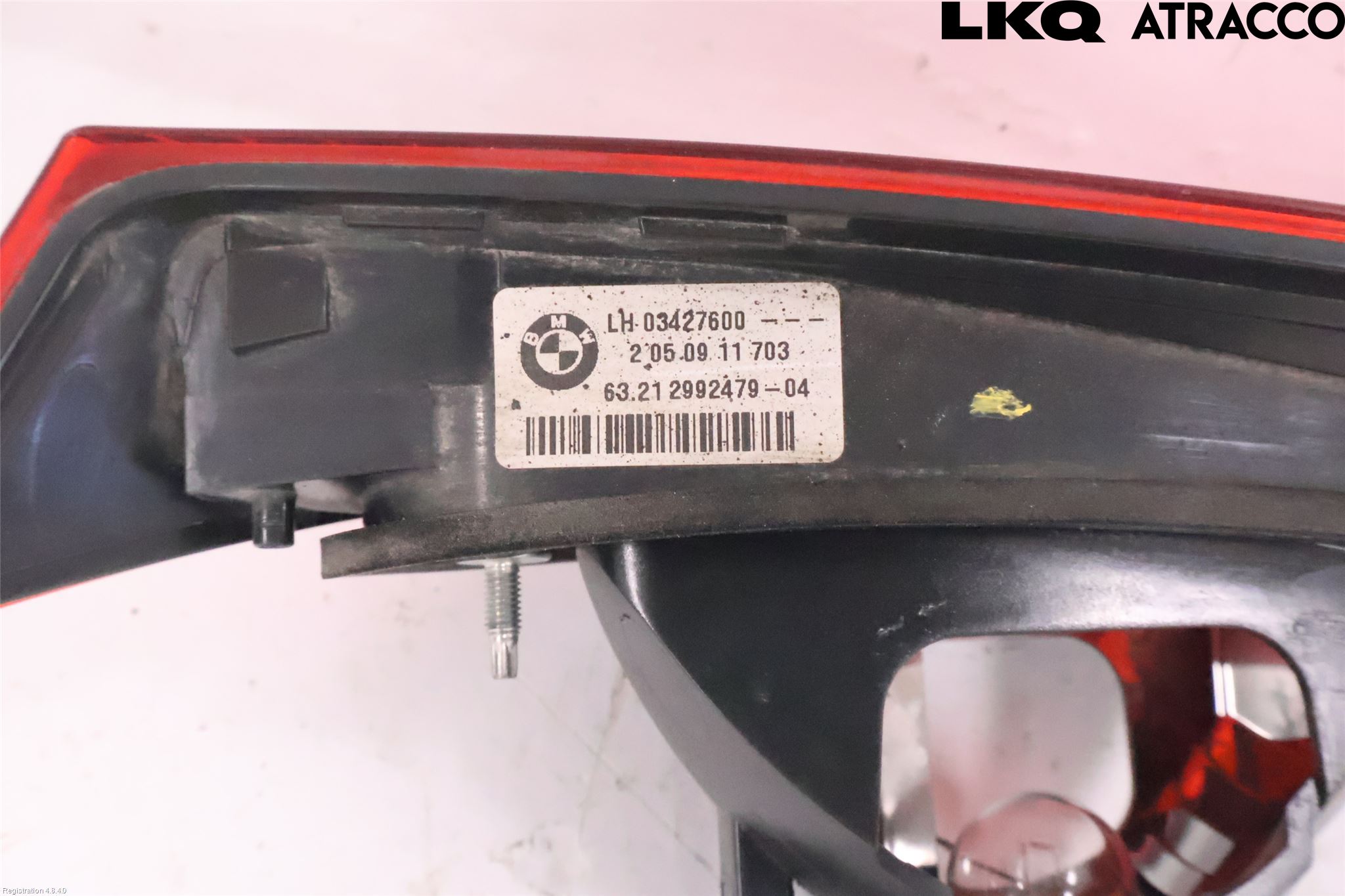 BMW X1 E84 10-15 Bakljus Lucka Vä