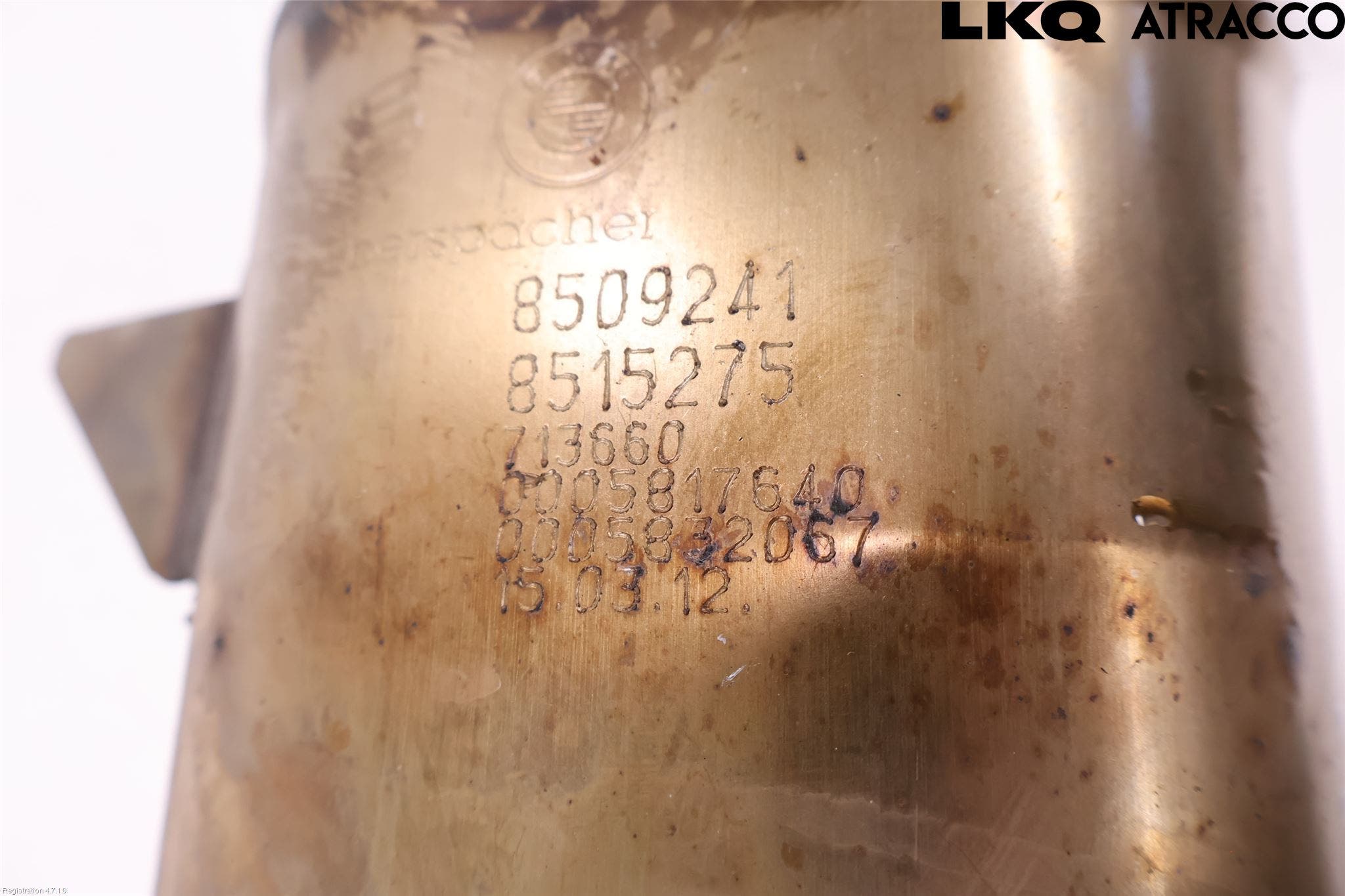 BMW 5 F10/F11/F18 09-17 Avgas Partikelfilter