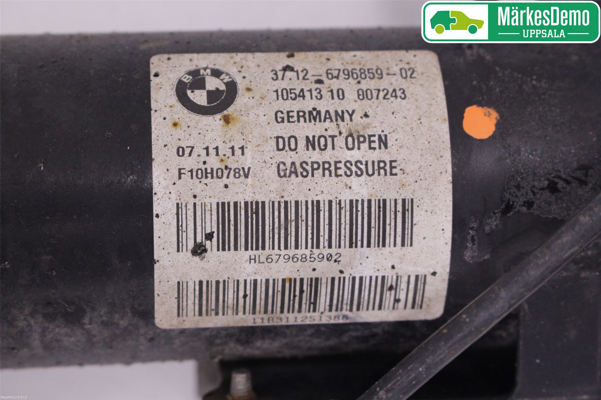 BMW 5 F10/F11/F18 09-17 Fjäderben Bak Vänster