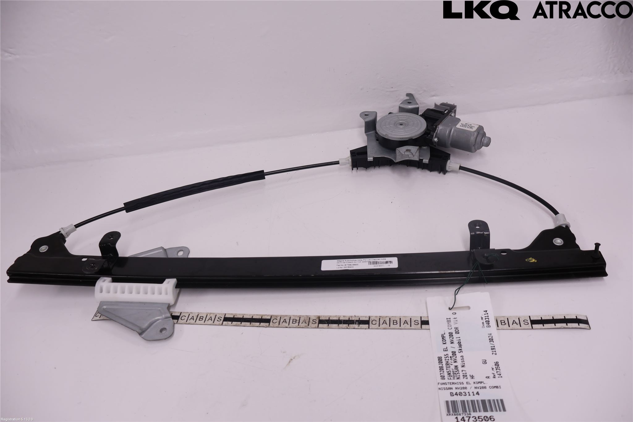 Nissan NV200/NV200 COMBI Fönsterhiss El Kompl