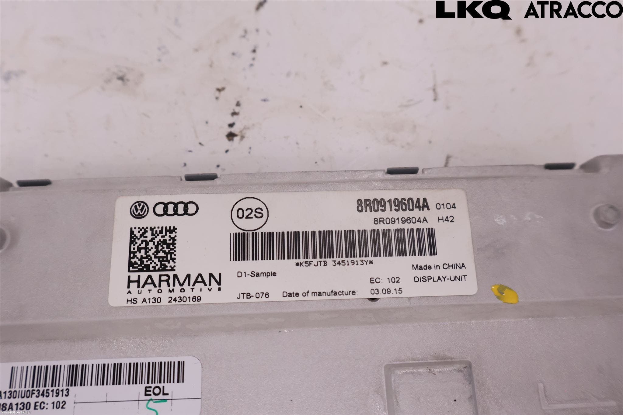 Audi A5 07-16 Bildskärm