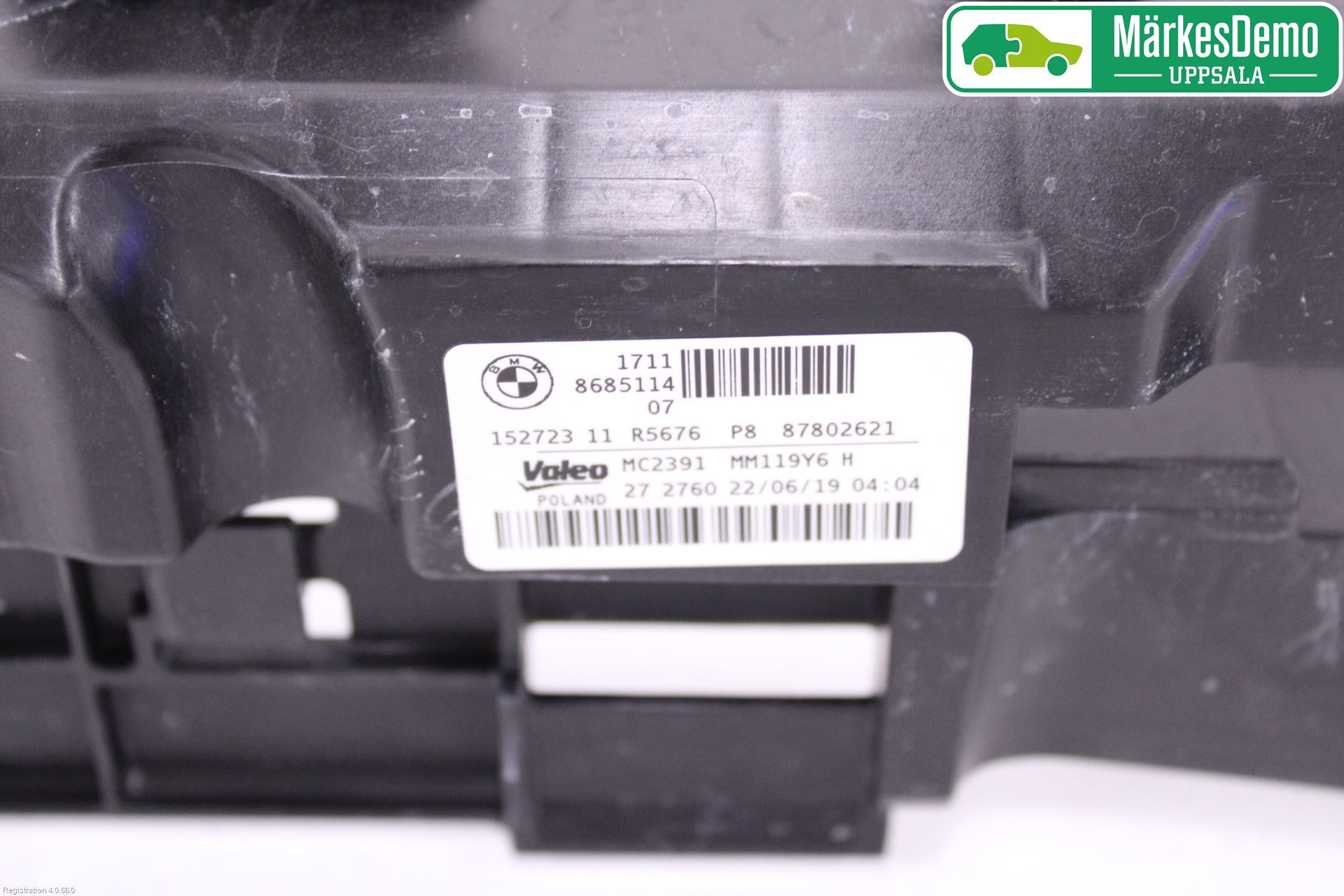 BMW 3 G20/G21/G80/G81 19- Kylarfäste-Ram-Balk