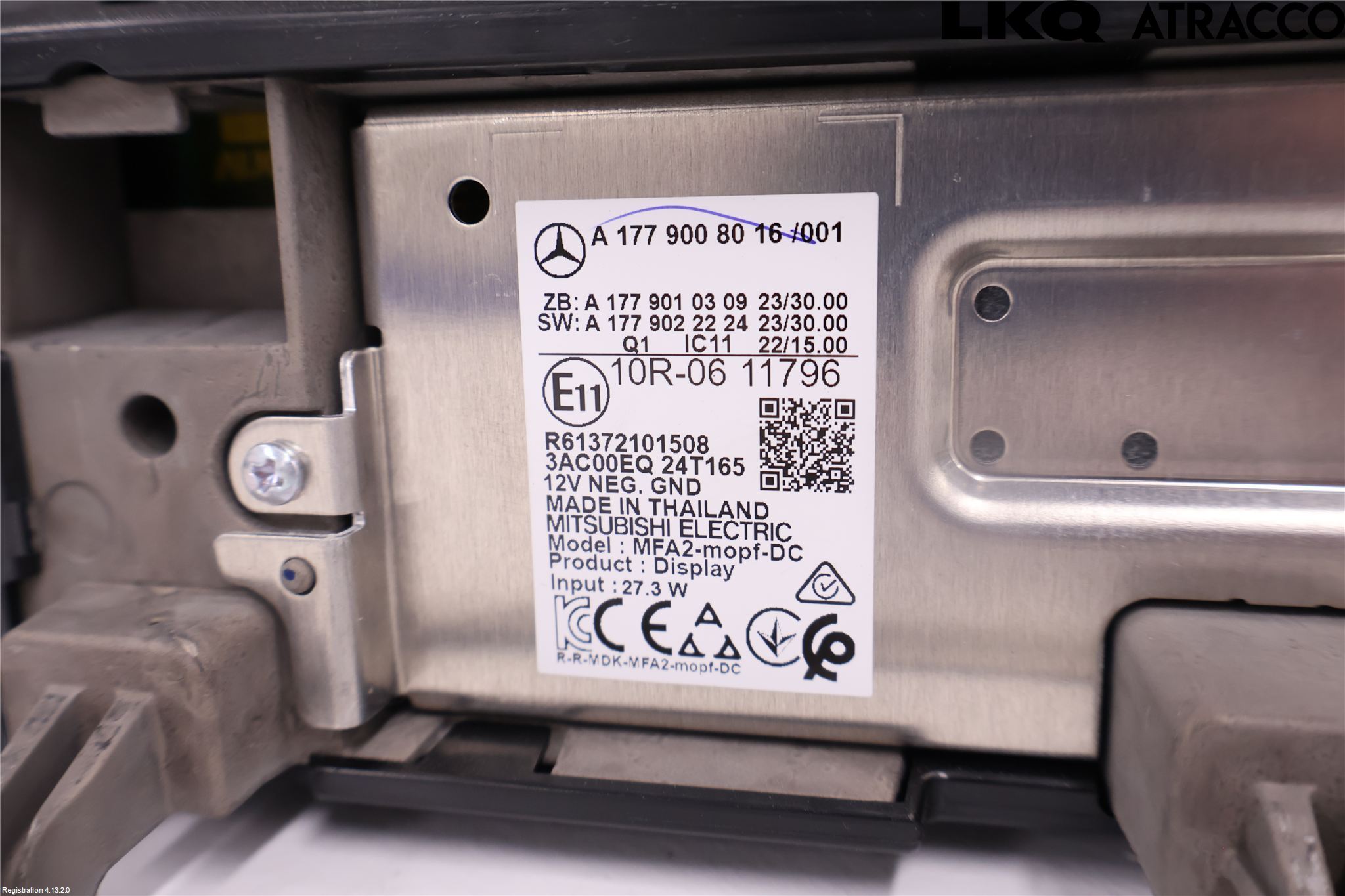 Mercedes-Benz MB EQA (H243) 21- Instrument Komb