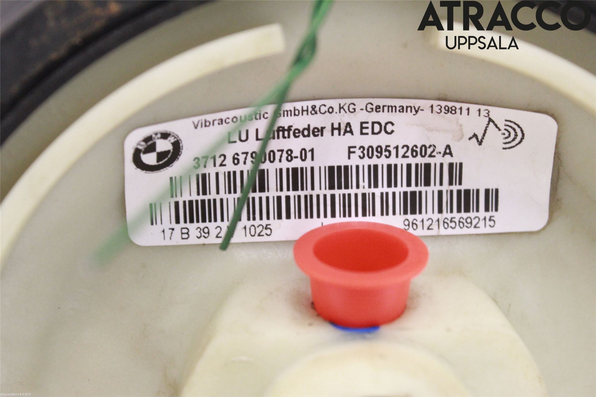 BMW X5 E70 07-13 Nivå-Luftfjädring Bälg