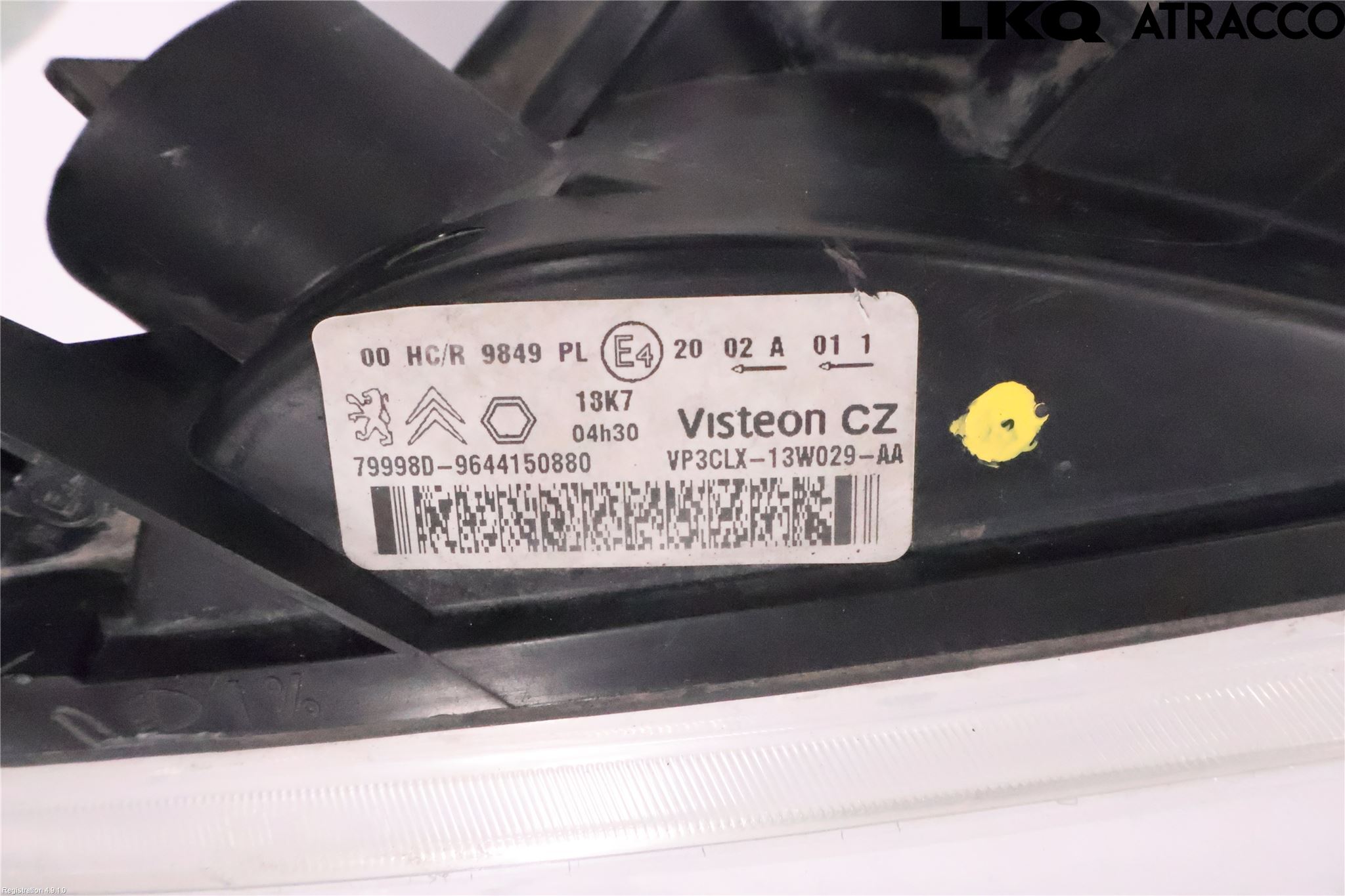 Citroen BERLINGO 08-18 Strålkastare Höger