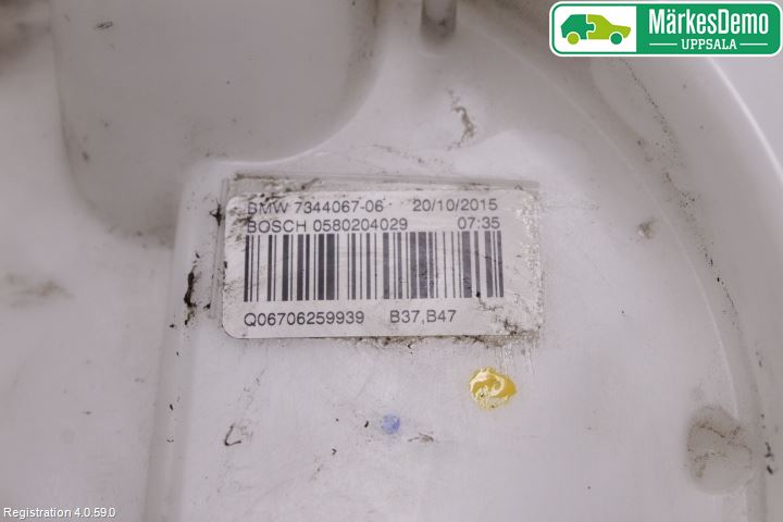 BMW 3 F30/F31/F80 12-19 Bränsle Insppump Diesel
