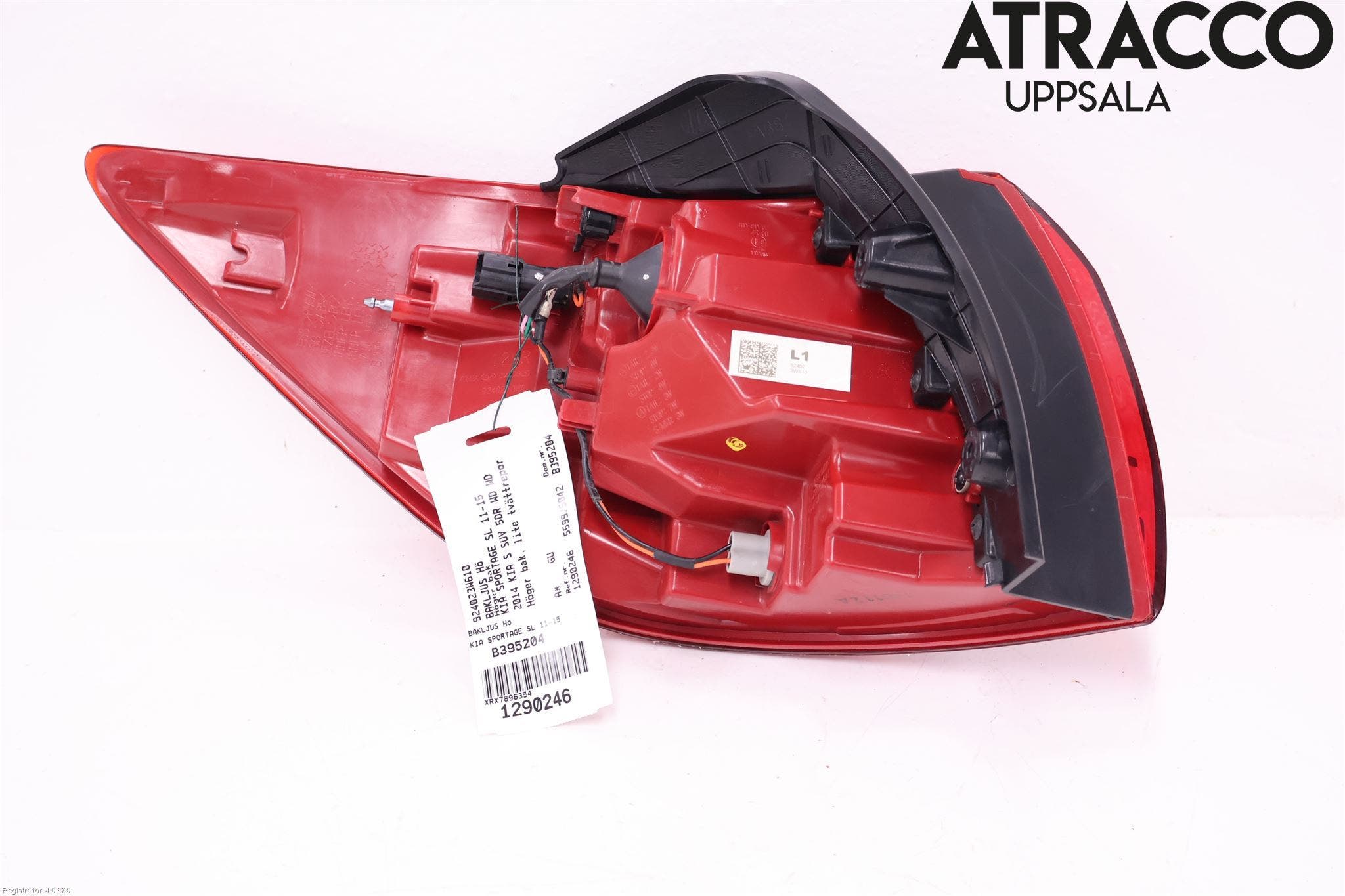 Kia SPORTAGE (SL) 11-15 Bakljus Höger