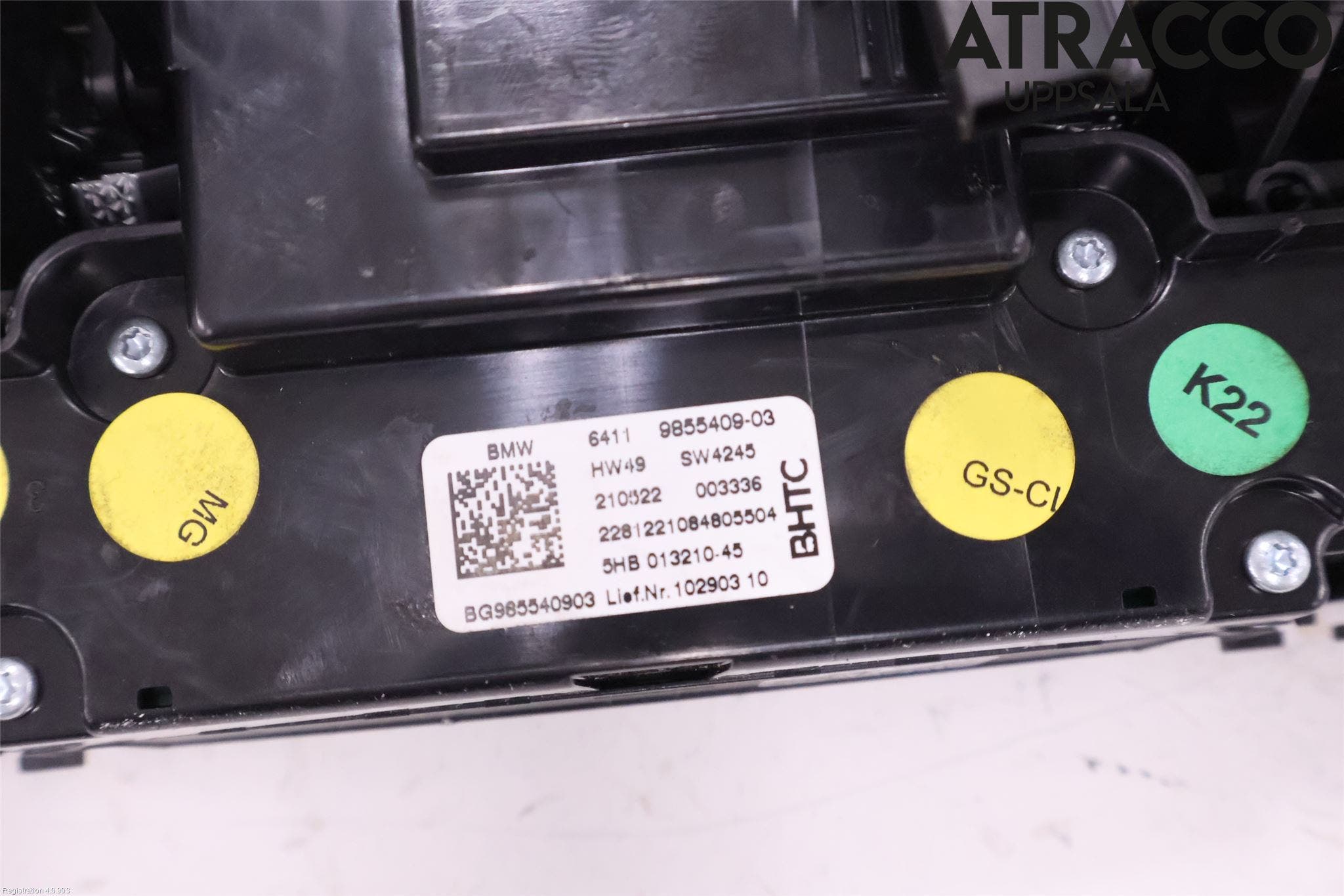 BMW 4/i4 G26 GRAN COUPÉ 21- Ac Styrenhet Ac Manöveren