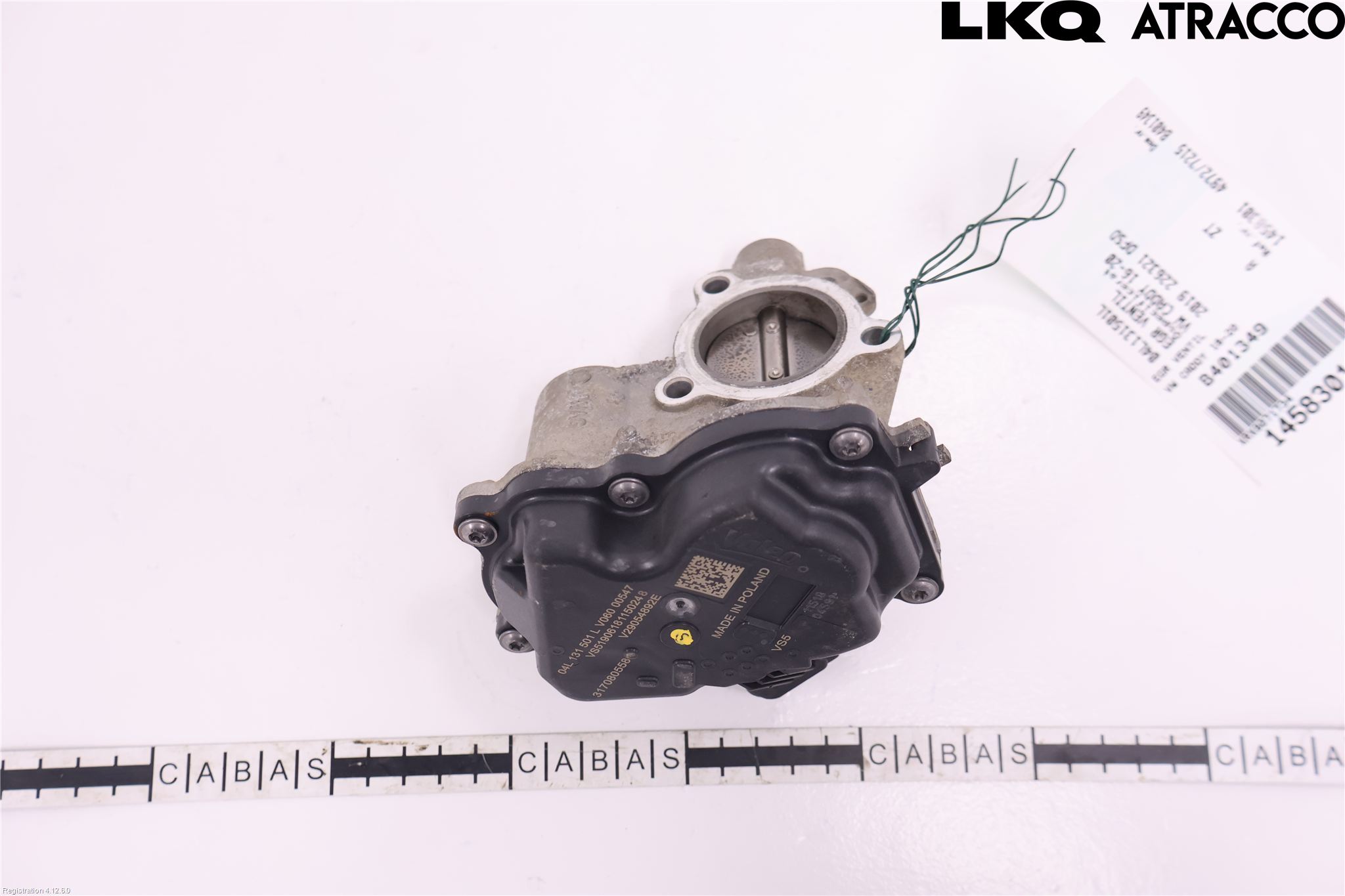 Volkswagen VW CADDY 16-20 Egr Ventil