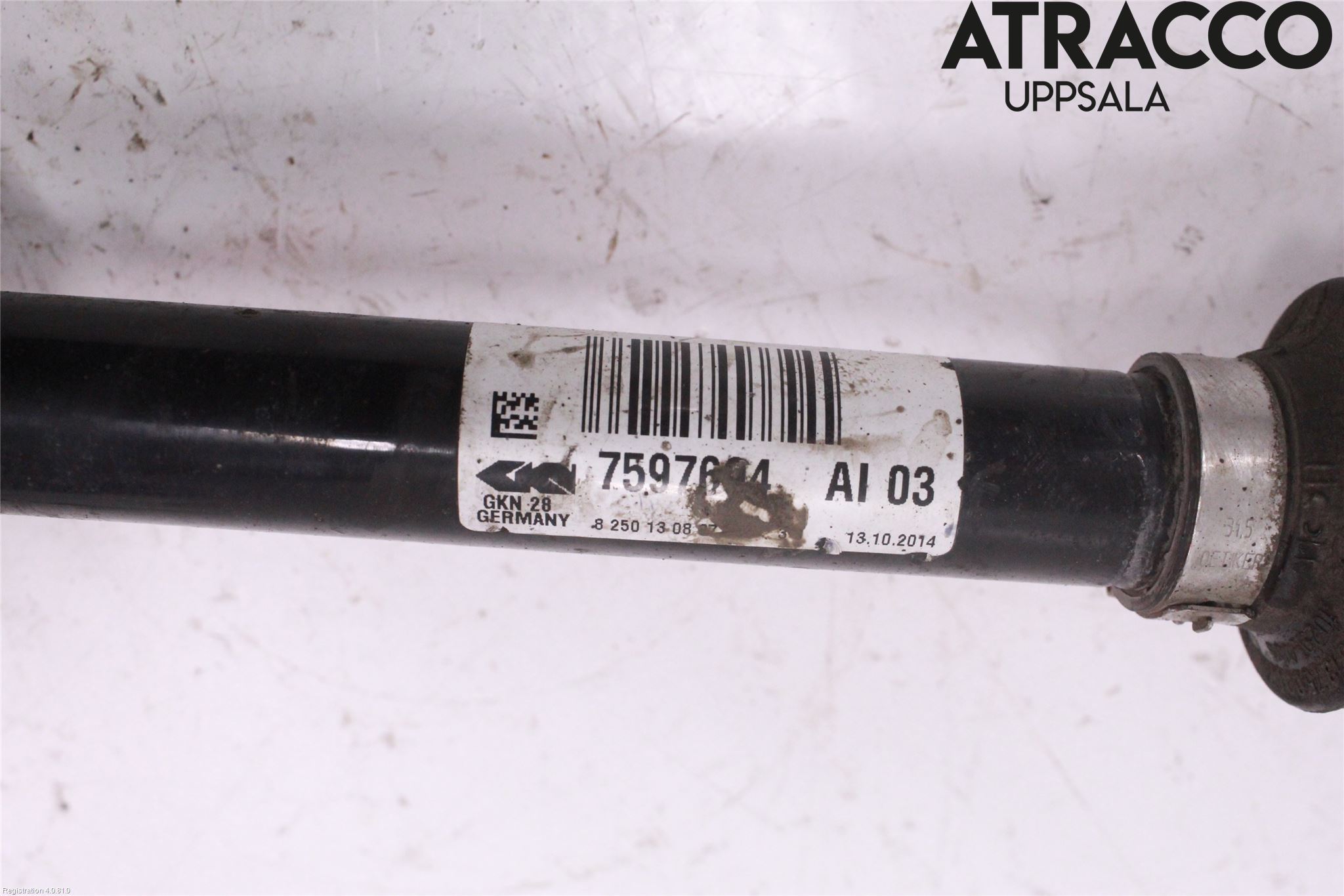 BMW 3 F30/F31/F80 12-19 Drivaxel Fram Höger