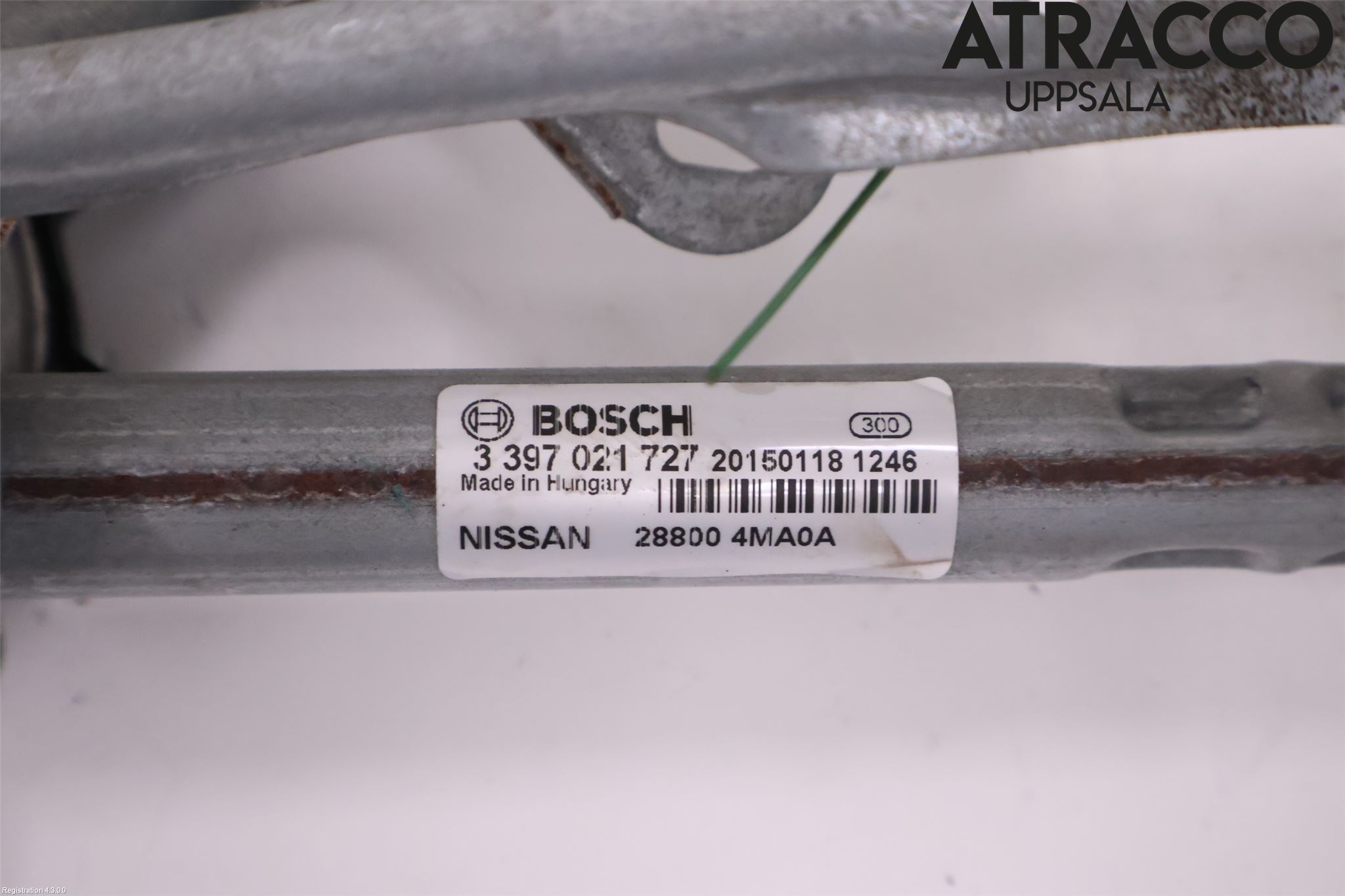 Nissan PULSAR Torkarmekanism Vindruta