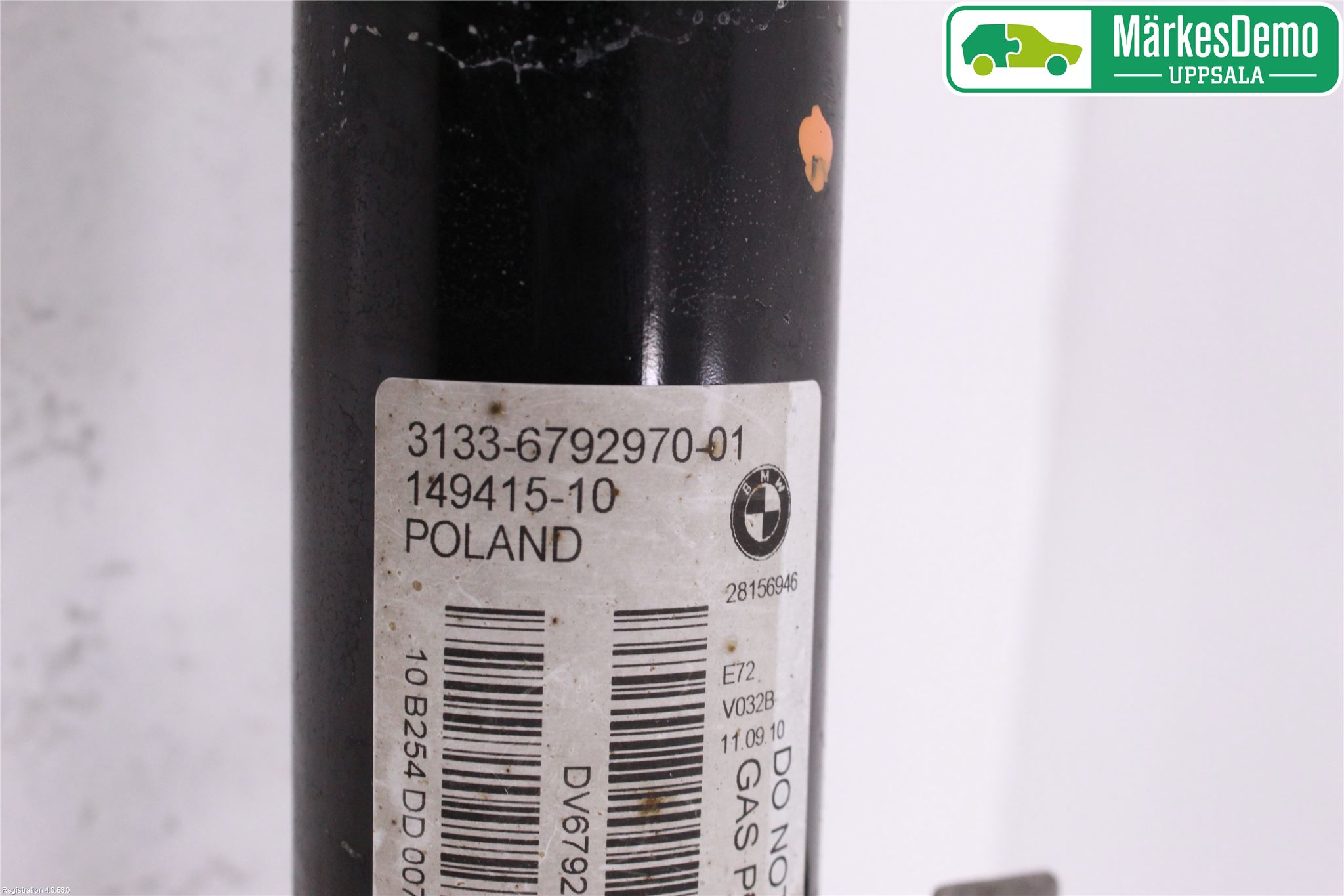 BMW X6 E71/E72   08-14 Fjäderben Fram Vänster