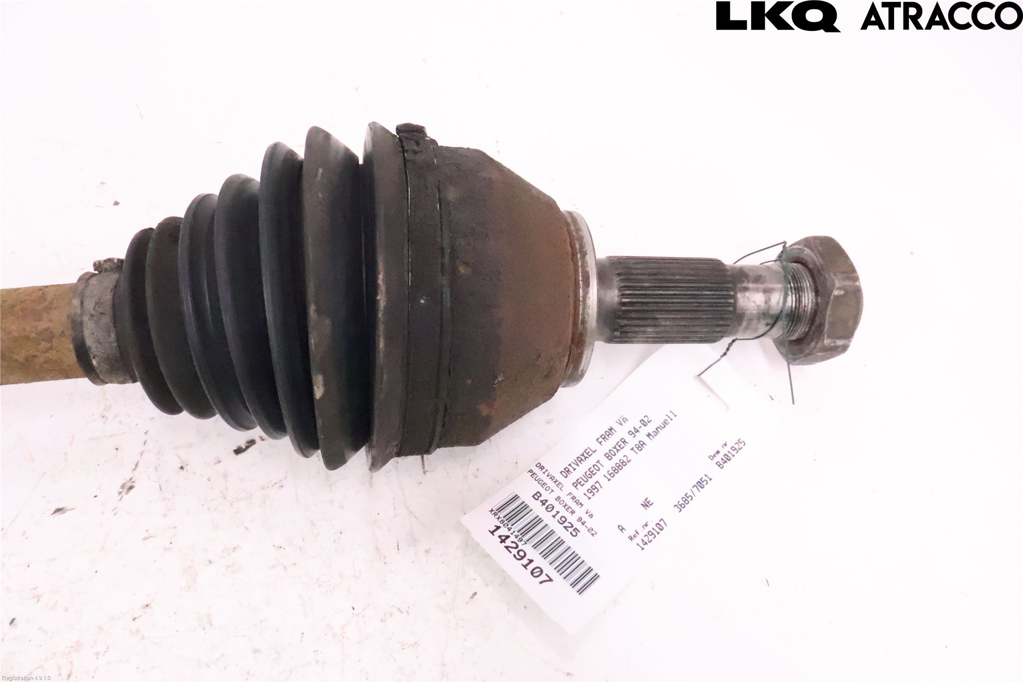Peugeot BOXER    94-02 Drivaxel Fram Vänster