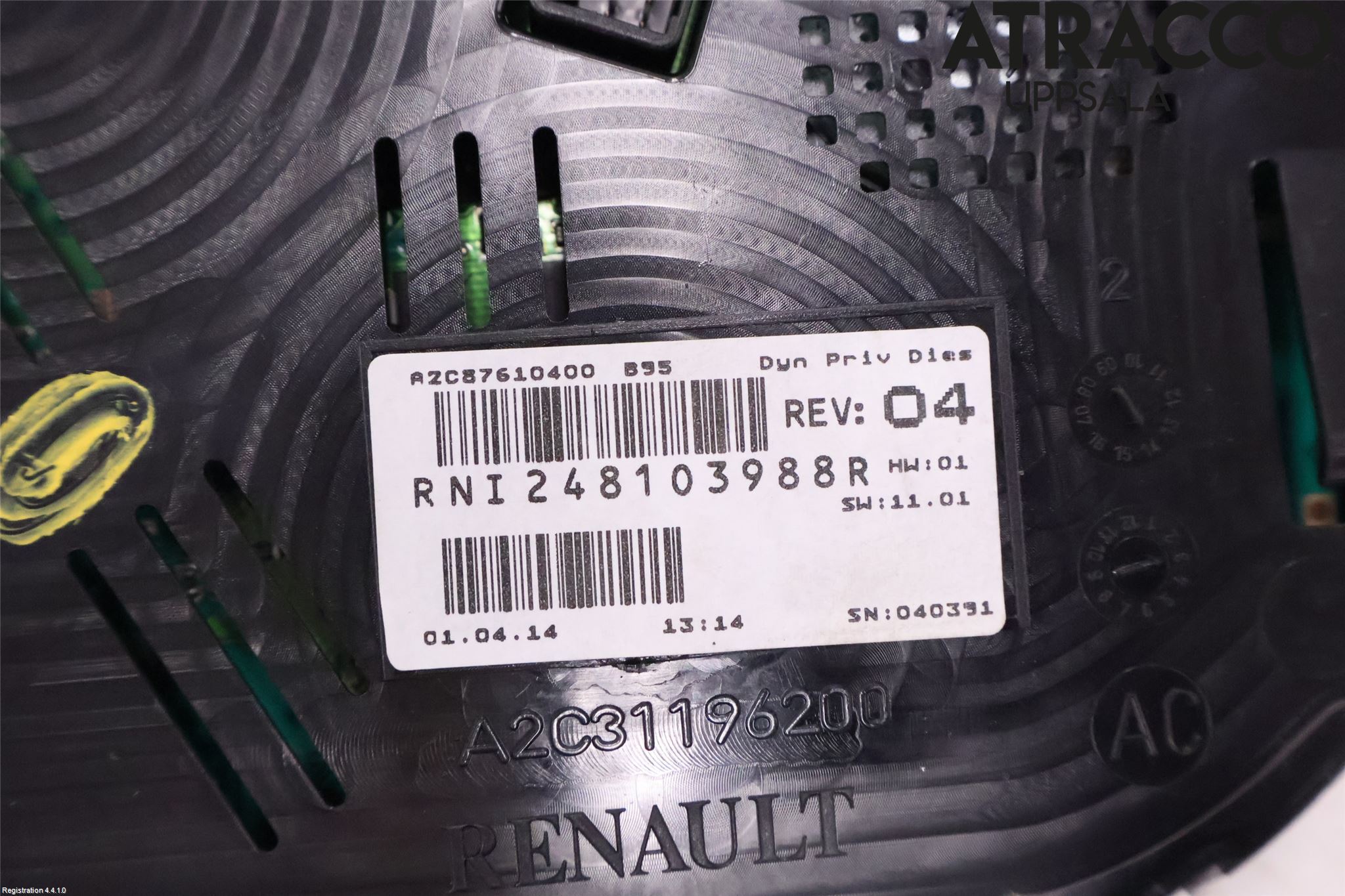 Renault MEGANE III 09-15 Instrument Komb