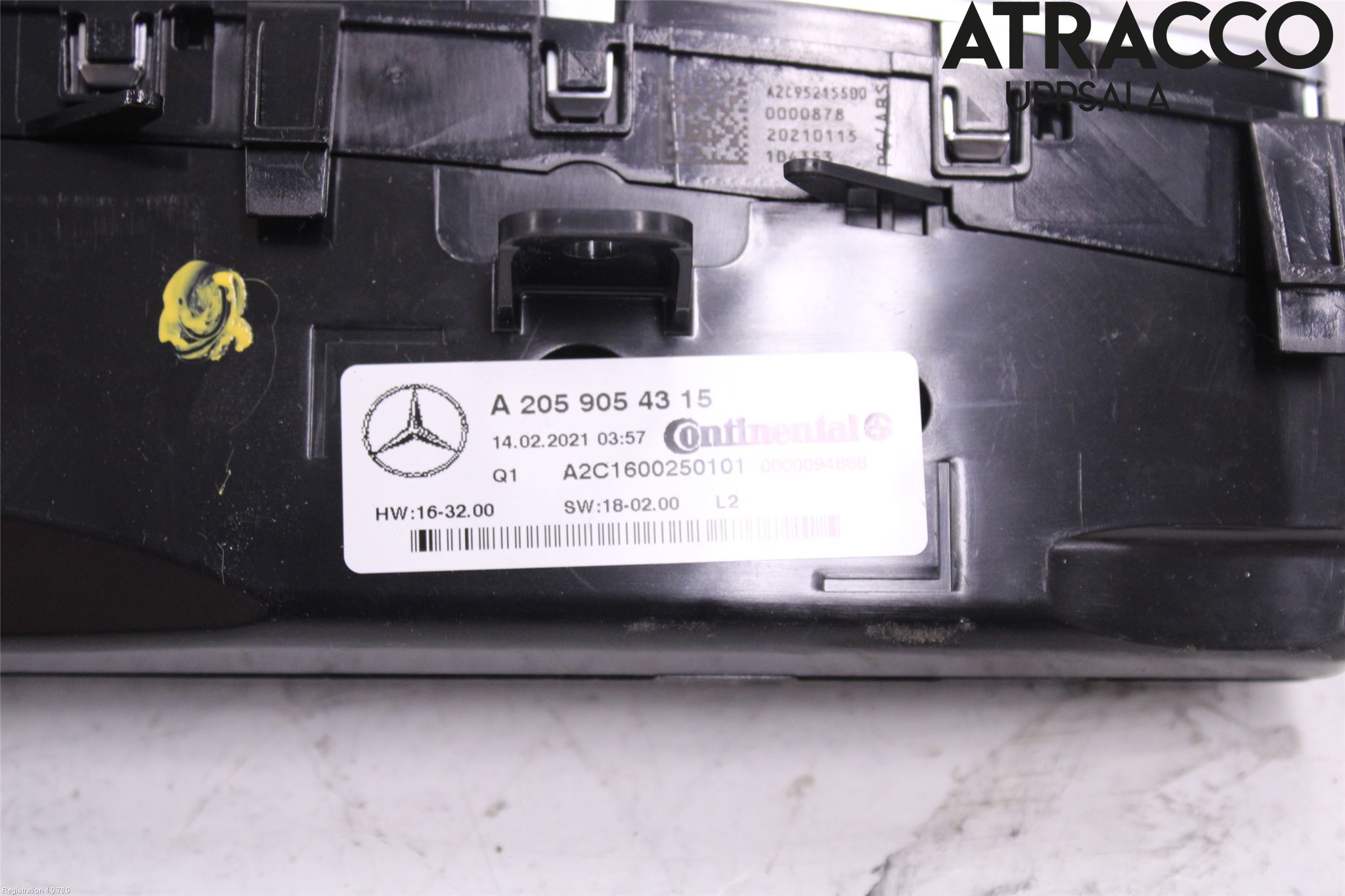 Mercedes-Benz MB C-KLASS (W205) 14-21 Ac Styrenhet Ac Manöveren