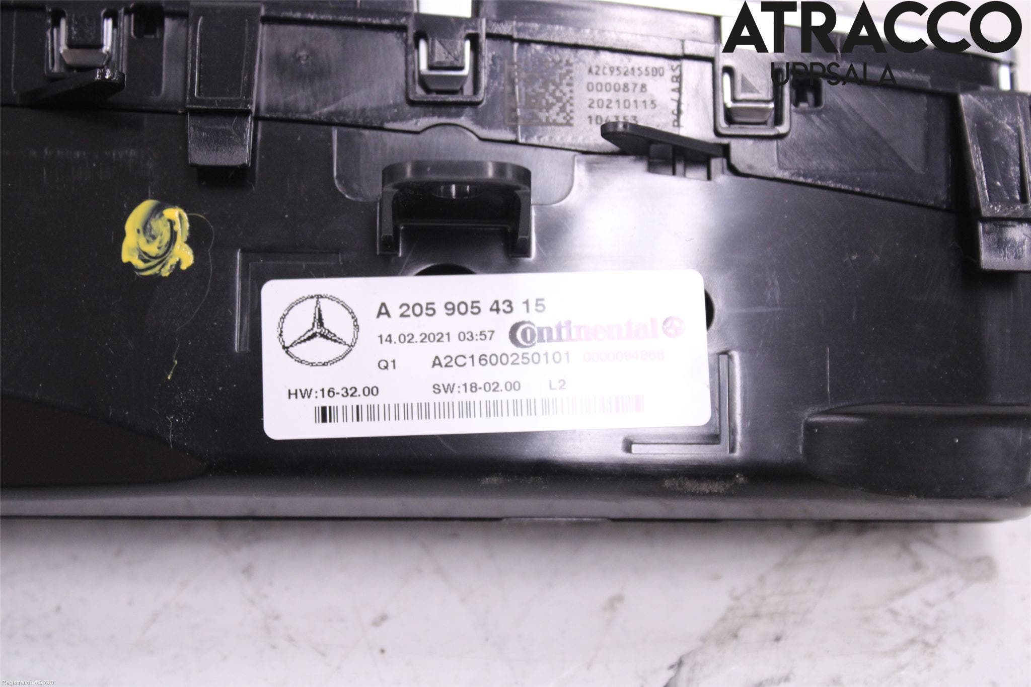 Mercedes-Benz MB C-KLASS (W205) 14-21 Ac Styrenhet Ac Manöveren