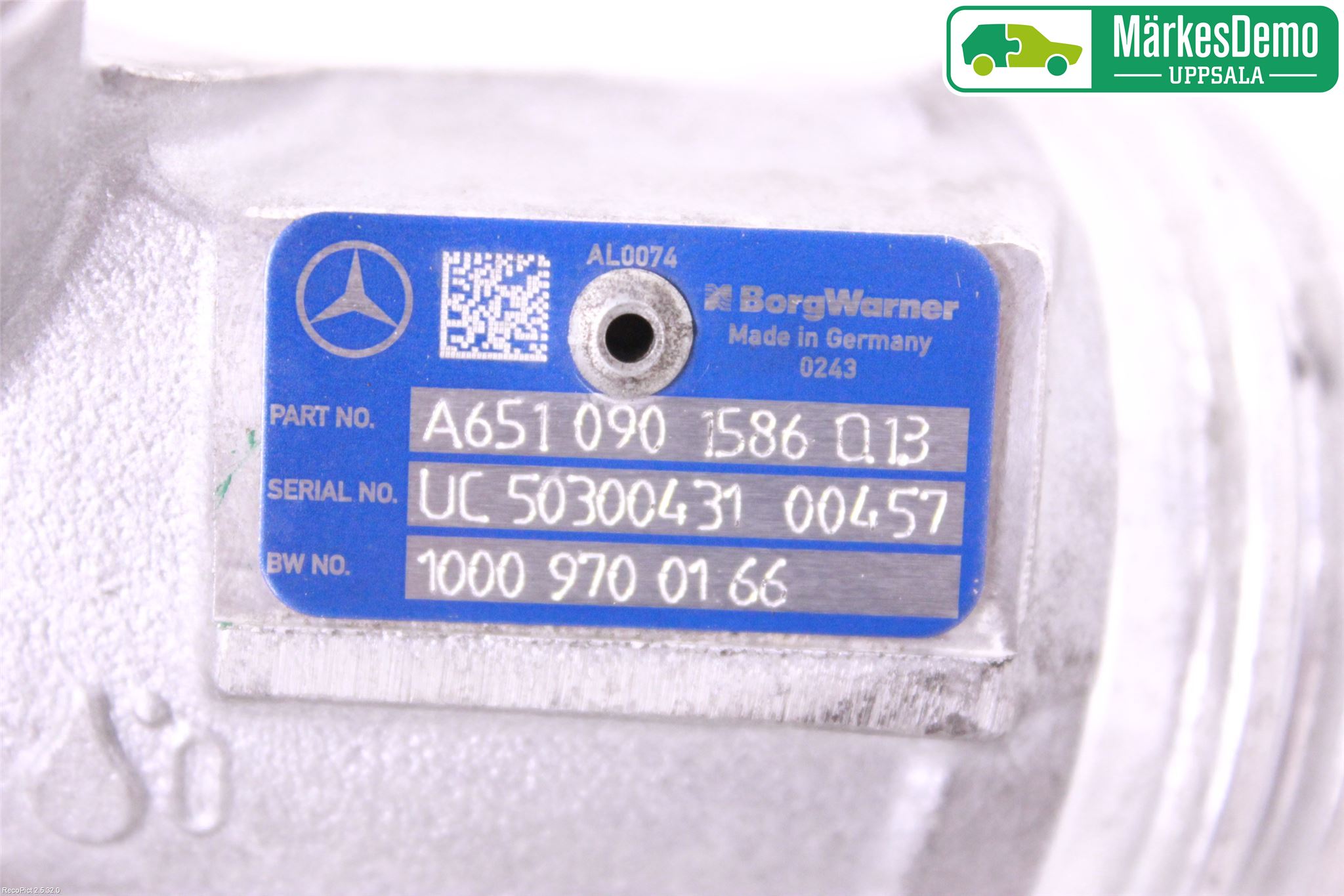 Mercedes-Benz MB C-KLASS (W205) 14-21 Turboaggregat