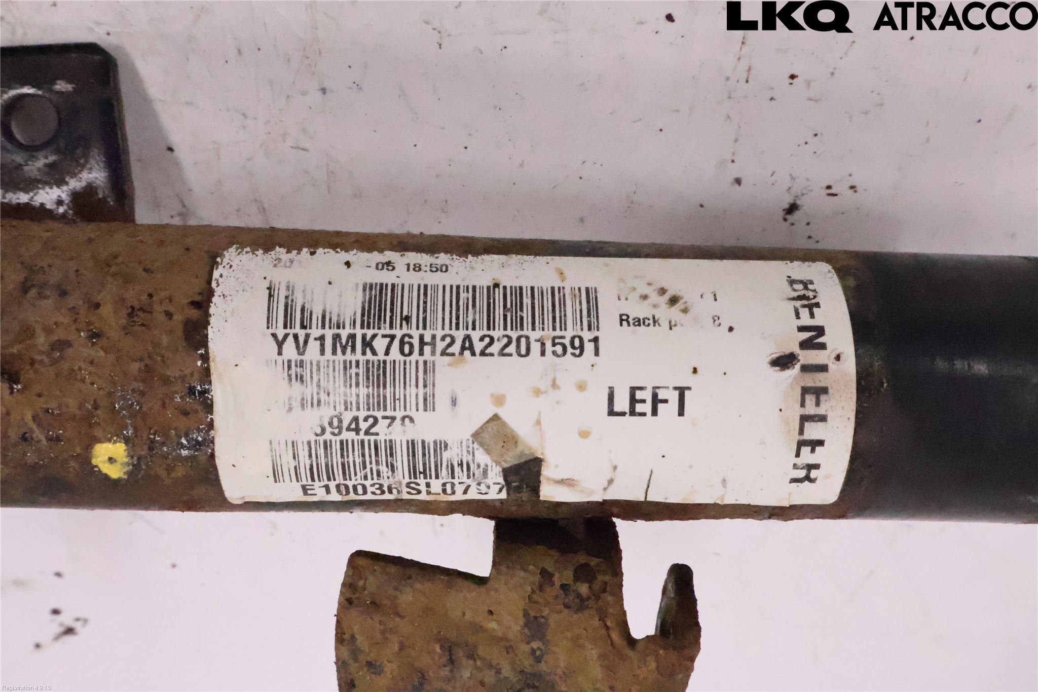 Volvo C30 07-10 Fjäderben Fram Vänster