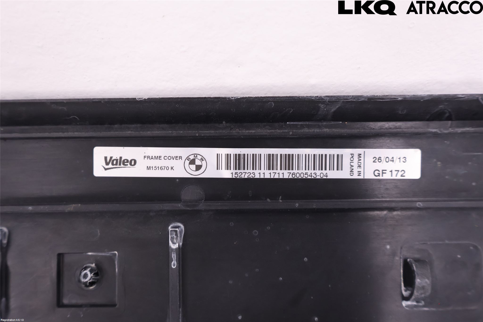 BMW 1 F20/F21 11-19 Kylarfäste-Ram-Balk